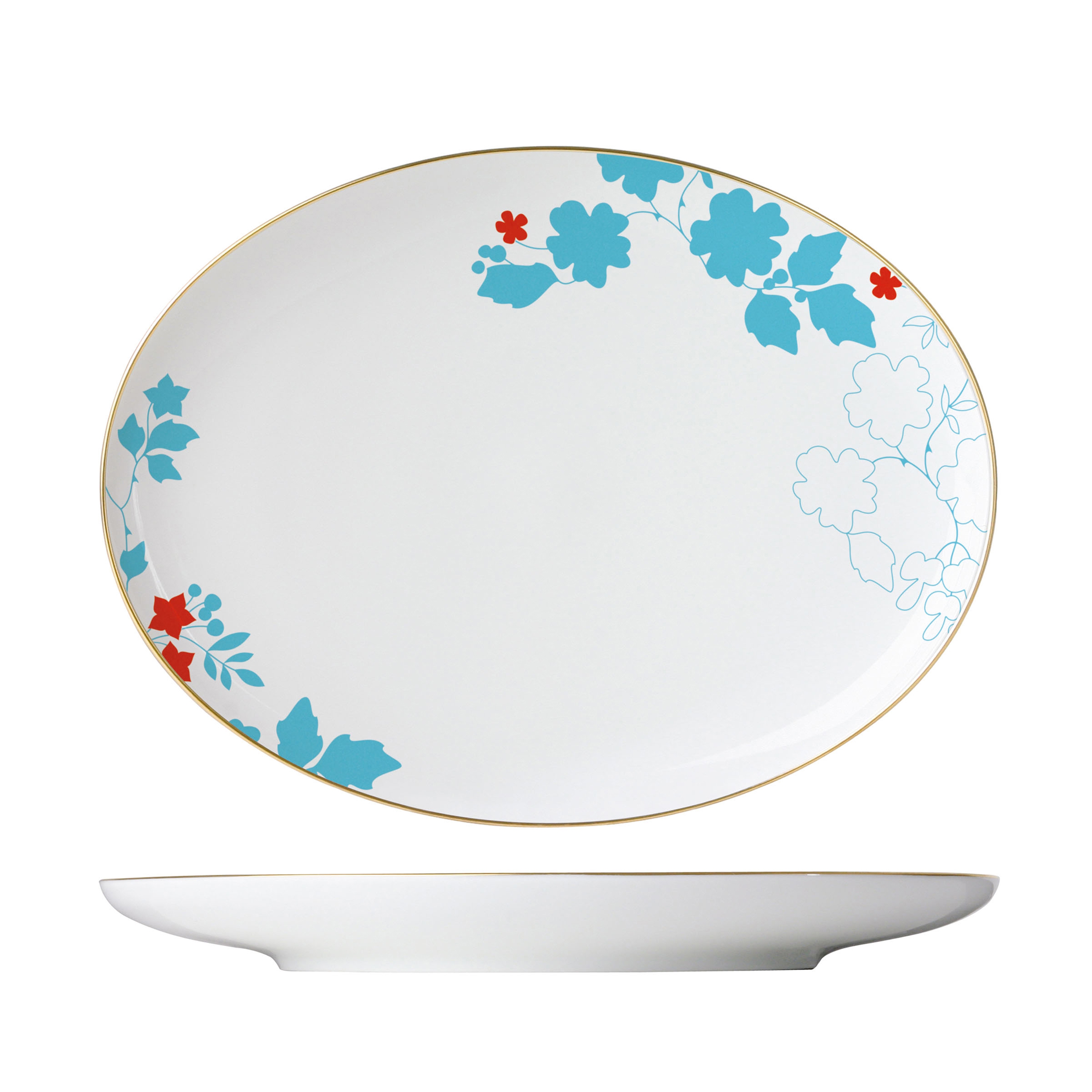 Display product MY CHINA! EMPEROR`S GARDEN Platter oval from manufacturer FÜRSTENBERG