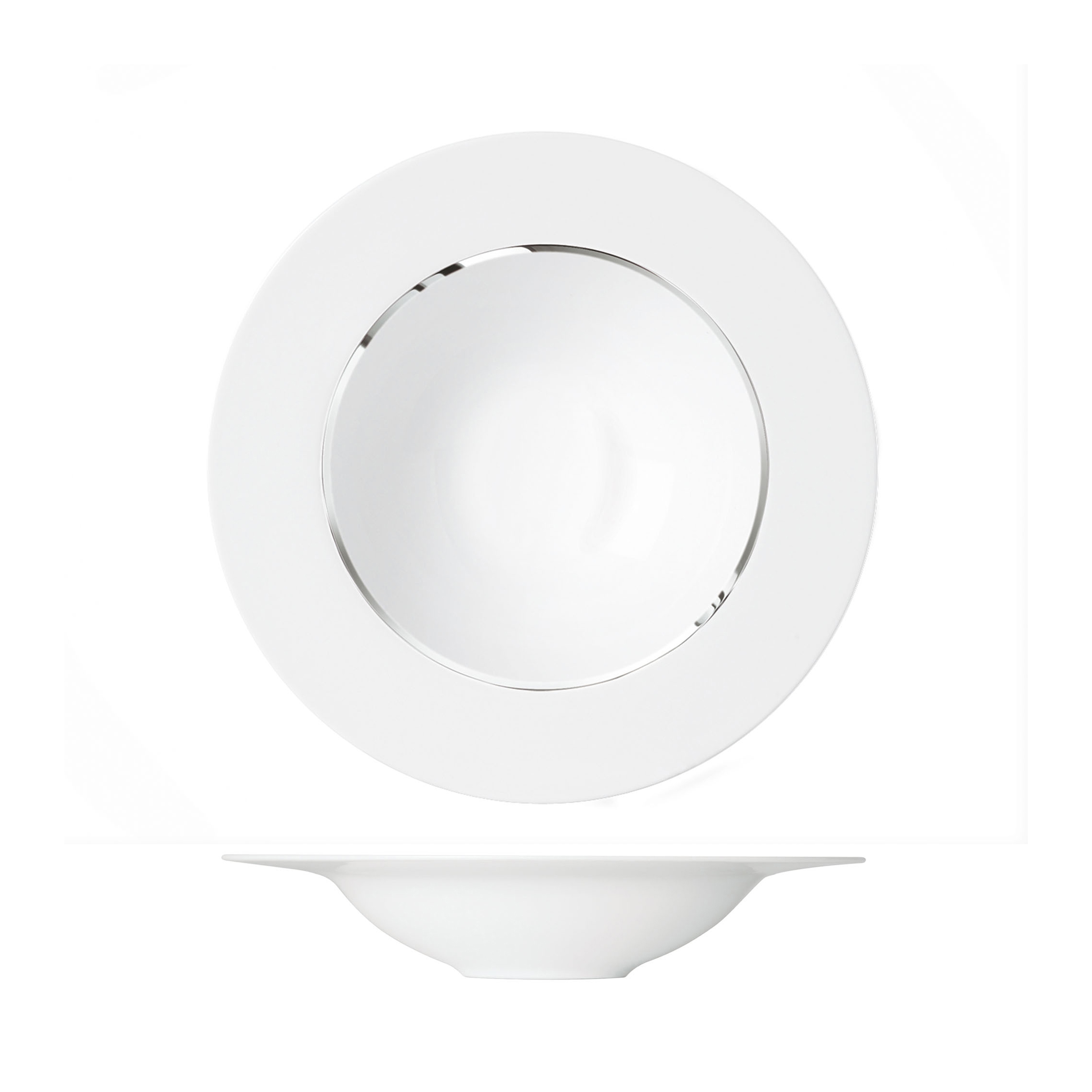 Vertoon produk MY CHINA! TREASURE PLATINUM Pasta plate flat van vervaardiger FÜRSTENBERG