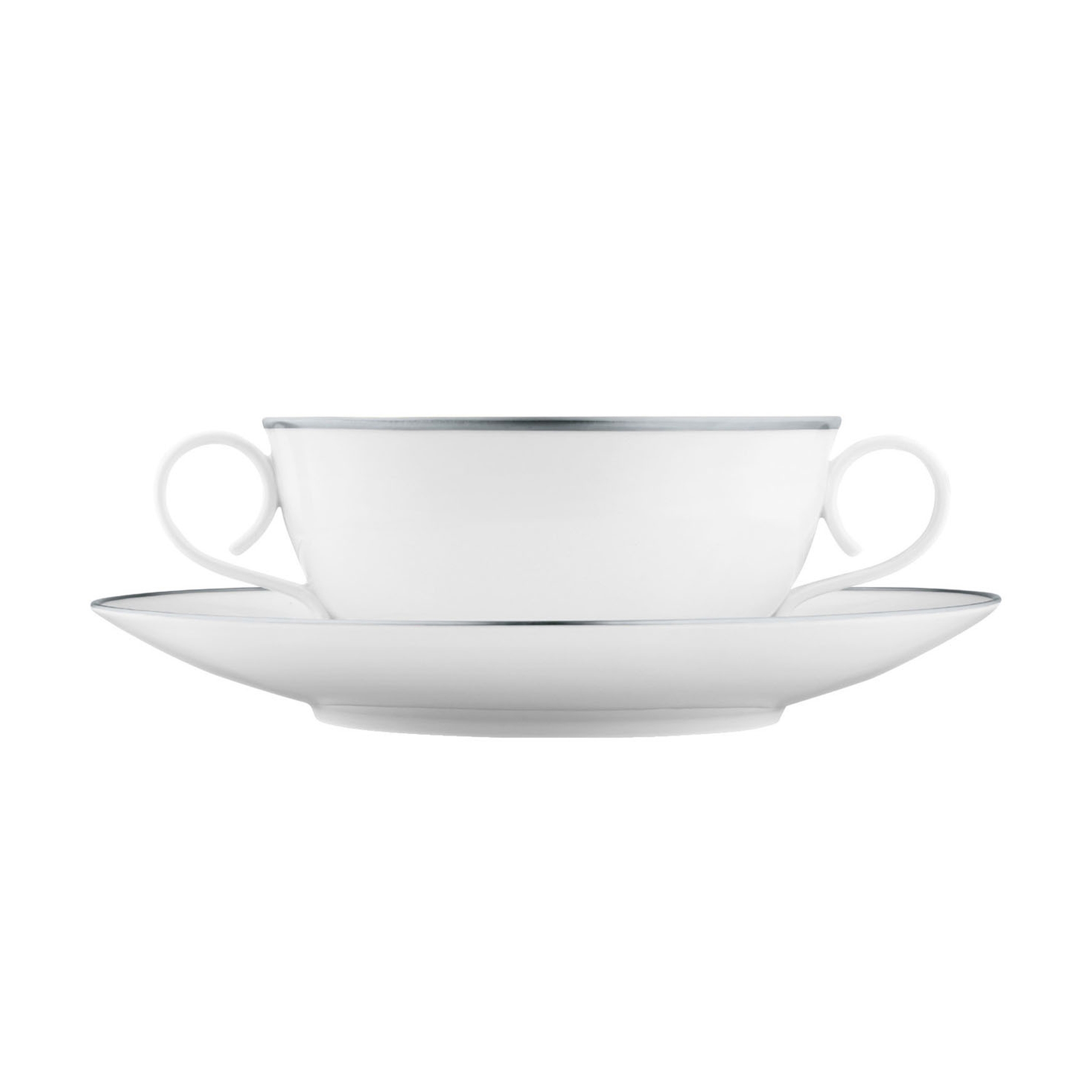 Vertoon produk CARLO PLATINO Soup cup, saucer van vervaardiger FÜRSTENBERG