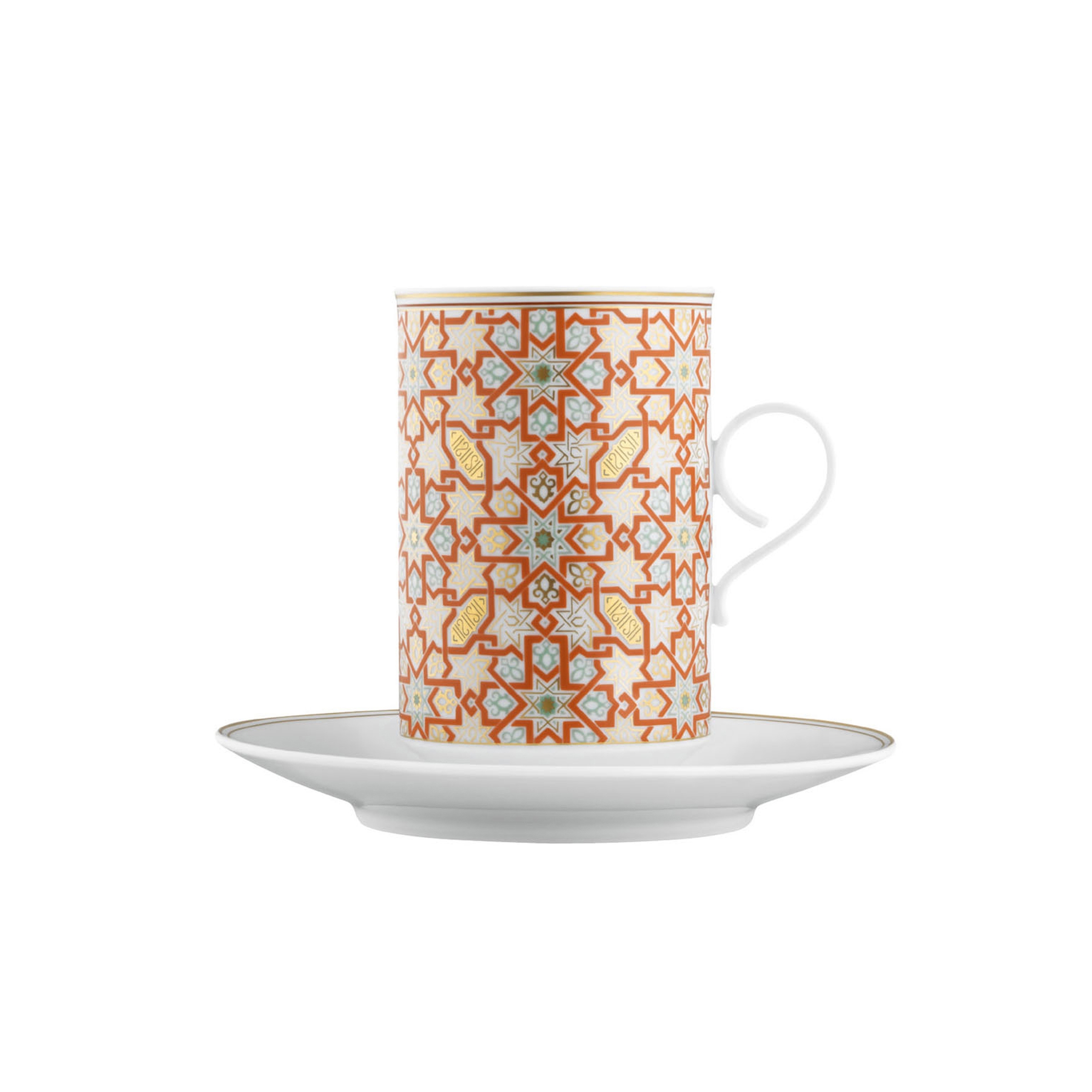 Vertoon produk CARLO RAJASTHAN Hot chocolate cup, saucer van vervaardiger FÜRSTENBERG