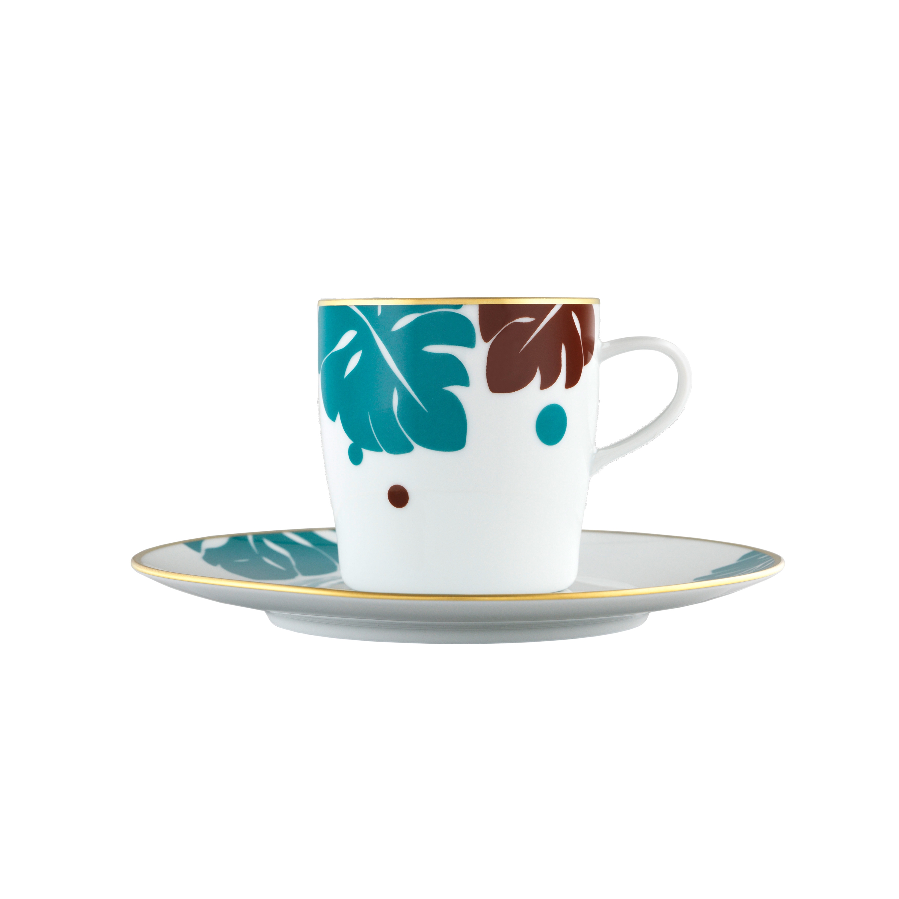 Mostra il prodotto AURÉOLE COLORÉE Cofee cup, saucer del produttore FÜRSTENBERG