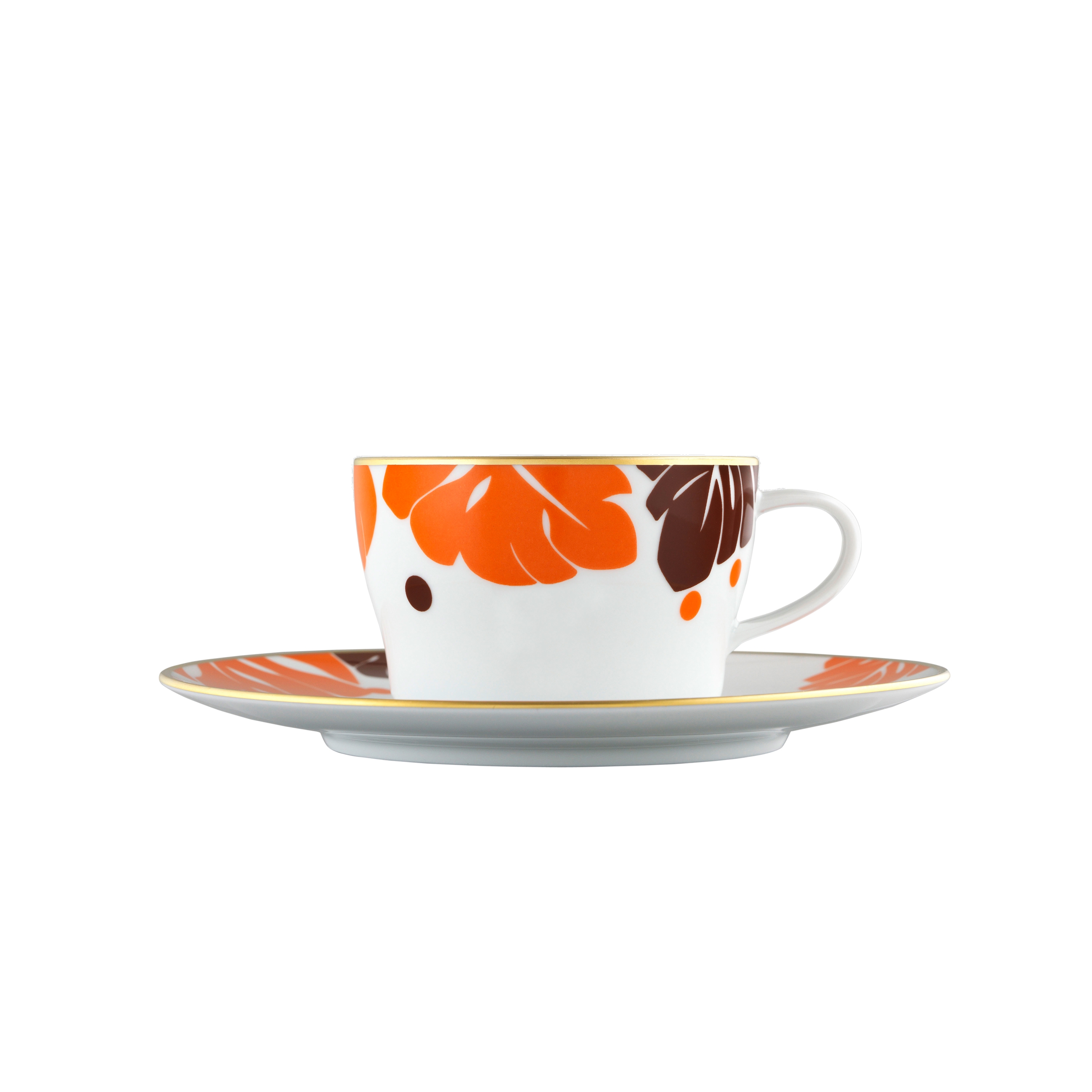 Mostra il prodotto AURÉOLE COLORÉE Tea/Cappuccino cup, saucer del produttore FÜRSTENBERG