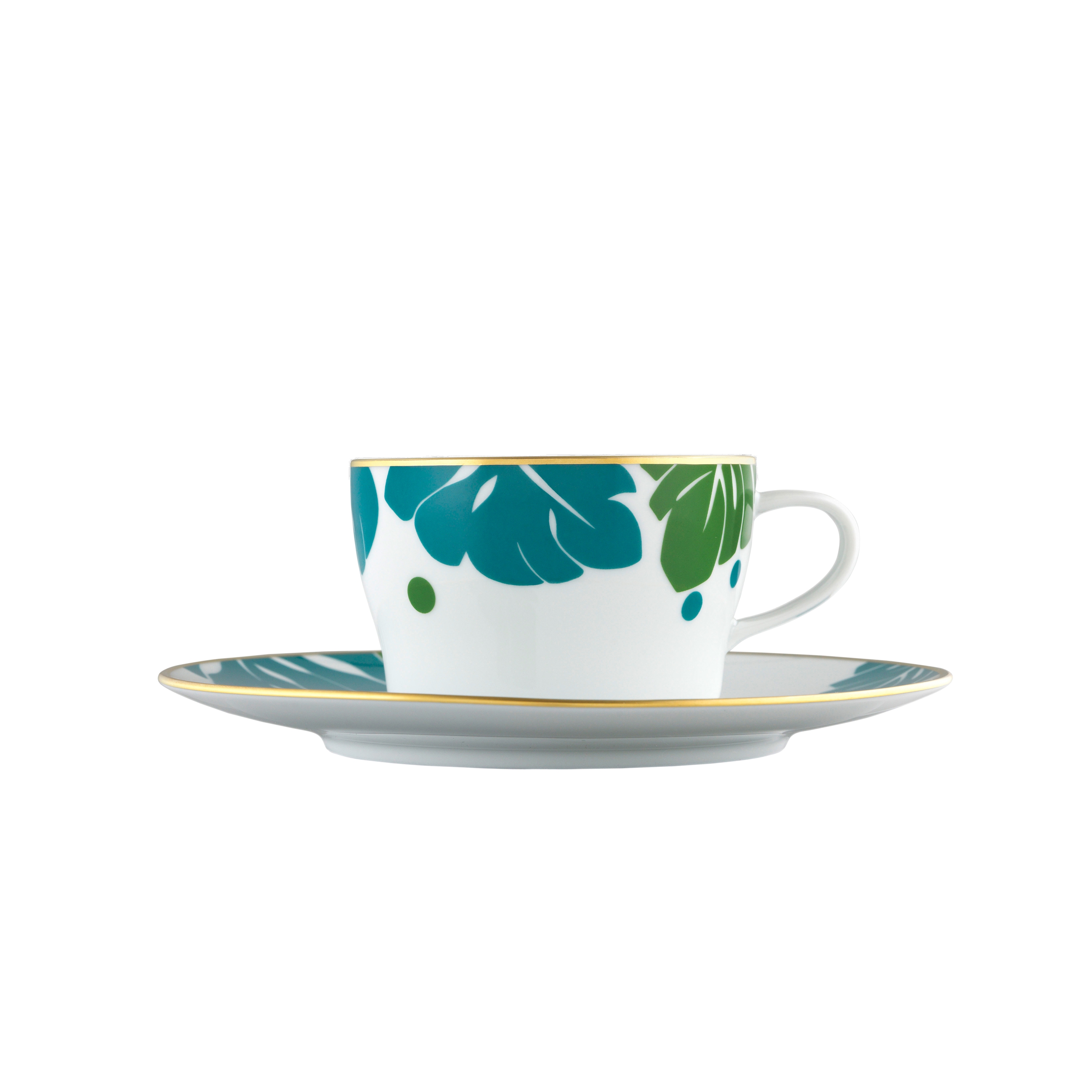 Mostra il prodotto AURÉOLE COLORÉE Tea/Cappuccino cup, saucer del produttore FÜRSTENBERG