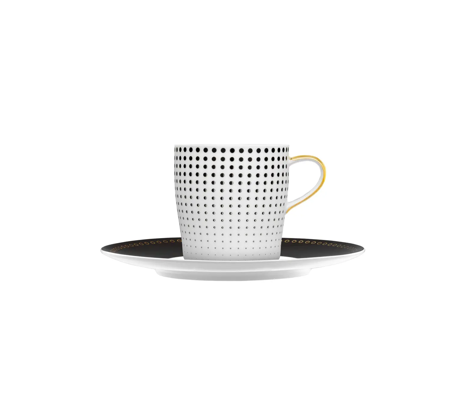 FÜRSTENBERG - AURÉOLE CLAIR DE LUNE Coffee cup, saucer