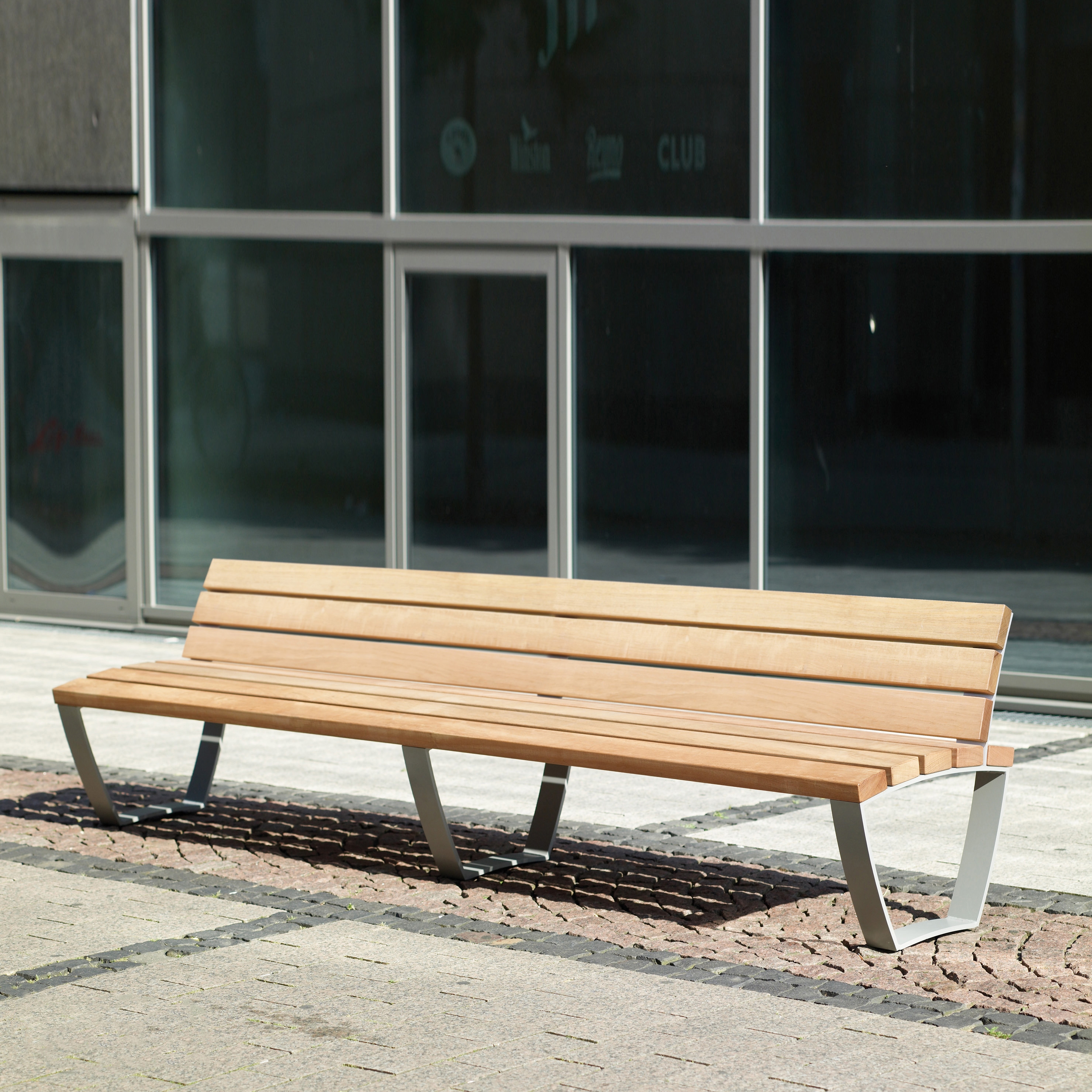 Cado levis Bench 3 m with backrest