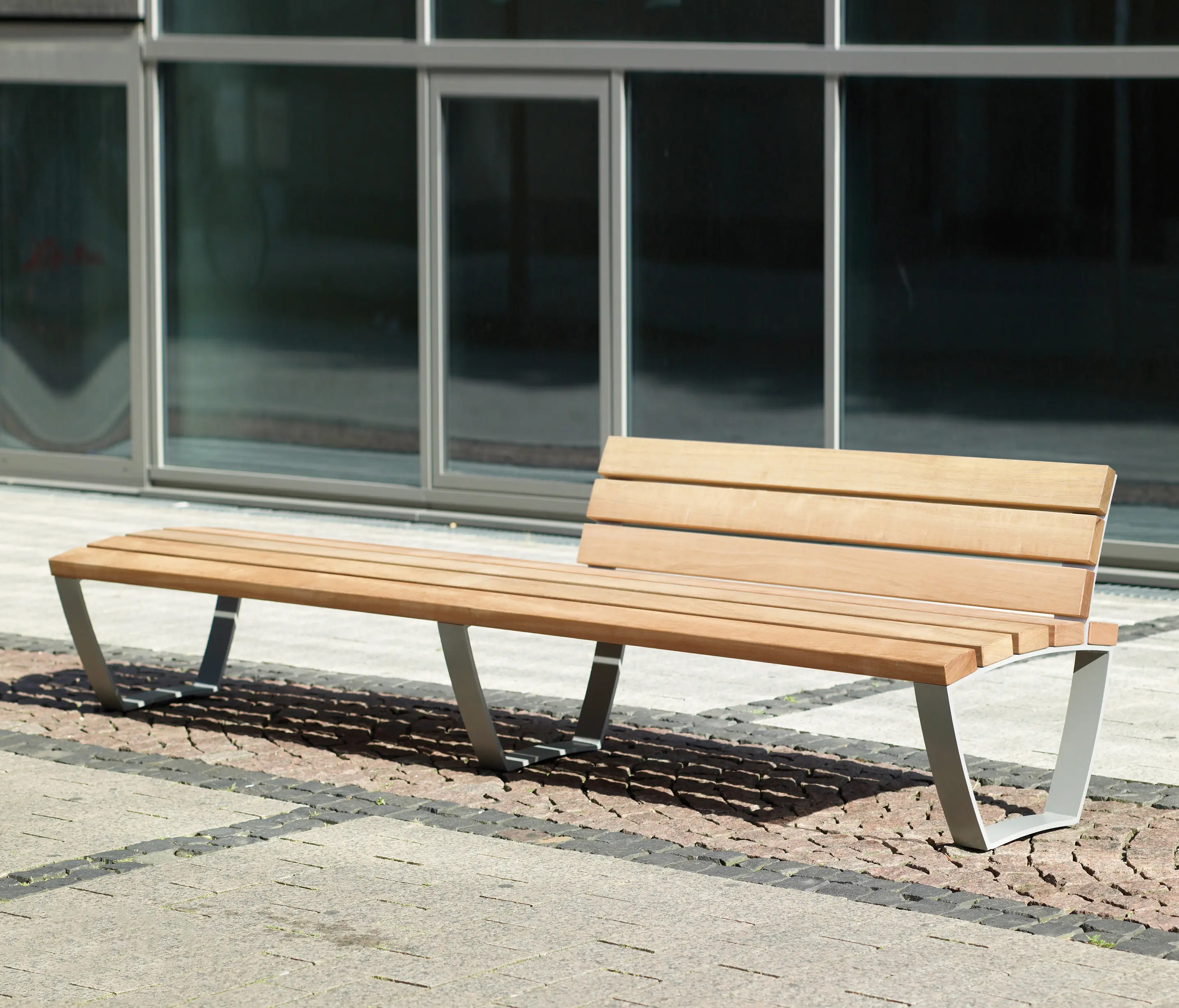 Westeifel Werke - Cado levis Bench 3m with partial backrest