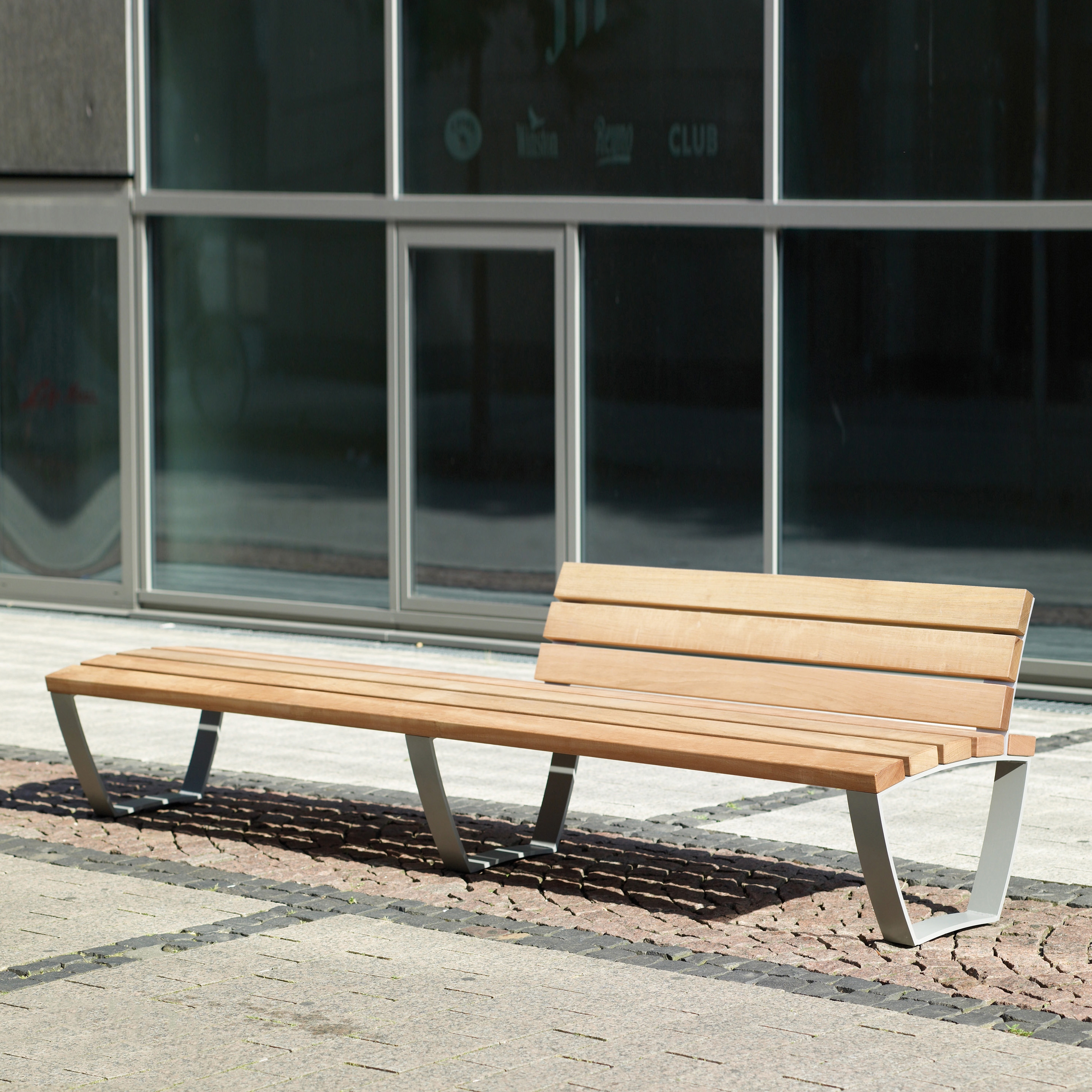 Cado levis Bench 3m with partial backrest