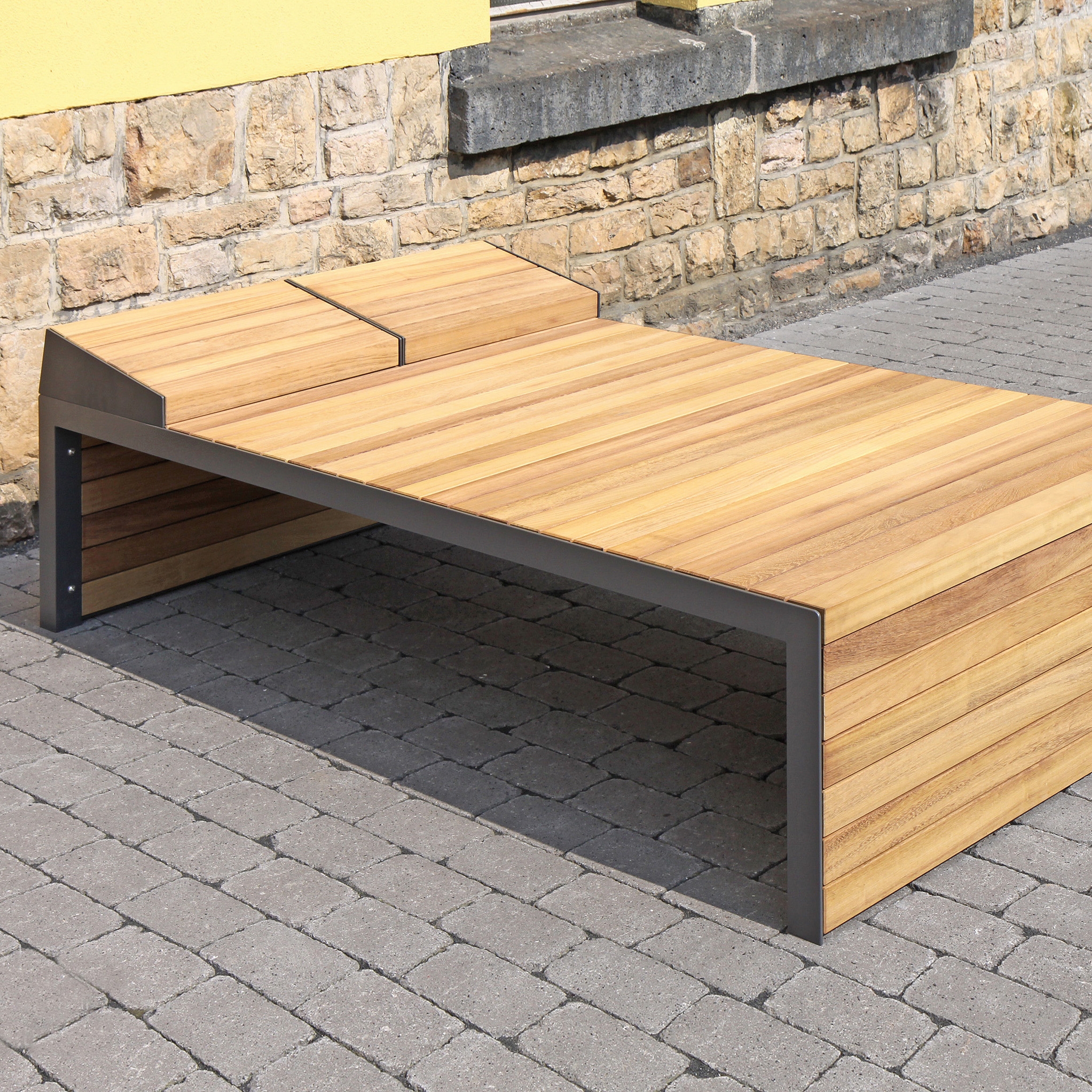 Linares Double Sun bed 200 depth 120 cm