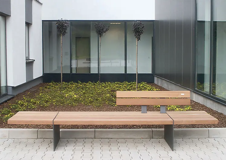 Westeifel Werke - Tecto Bench with partial backrest
