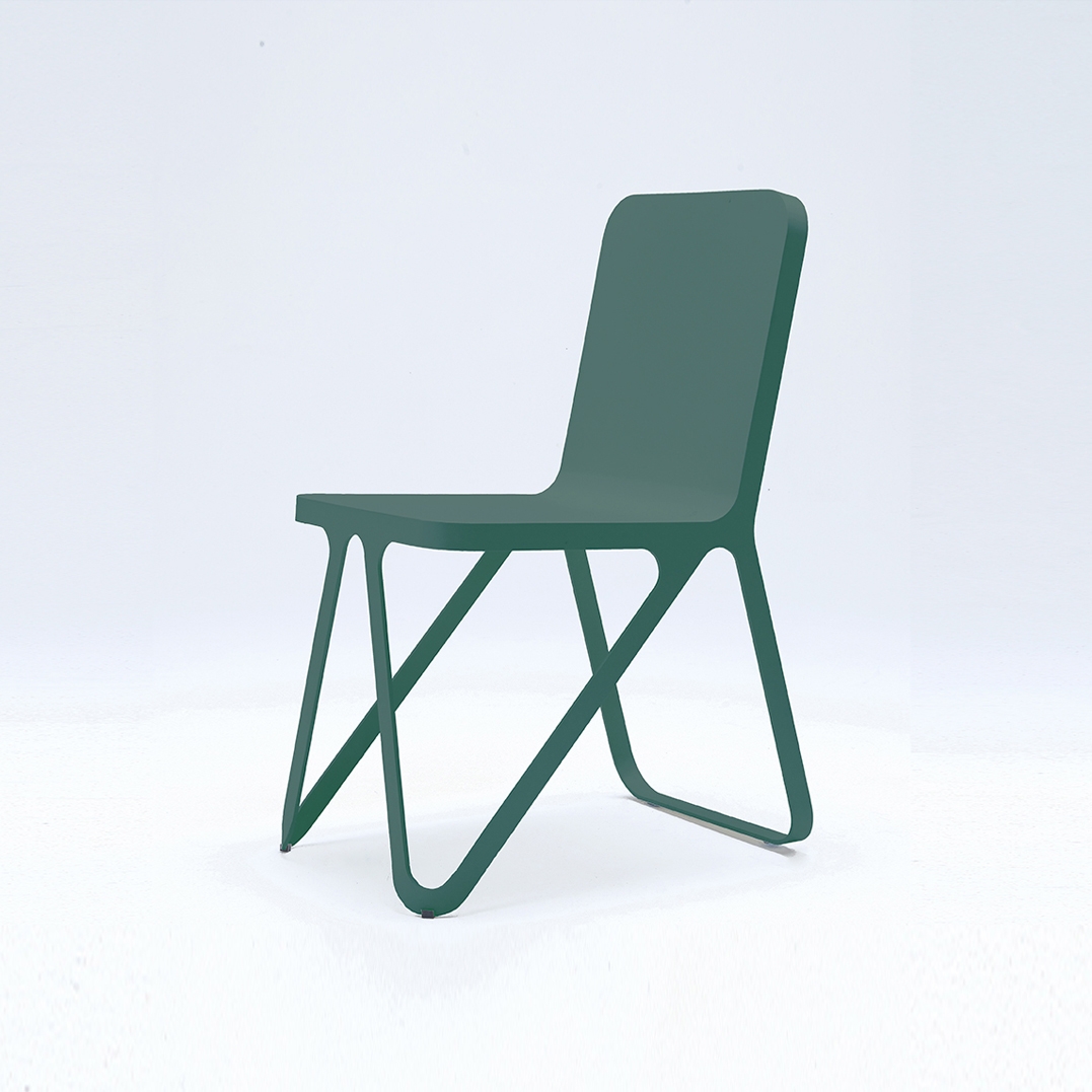 Loop Chair- moss green