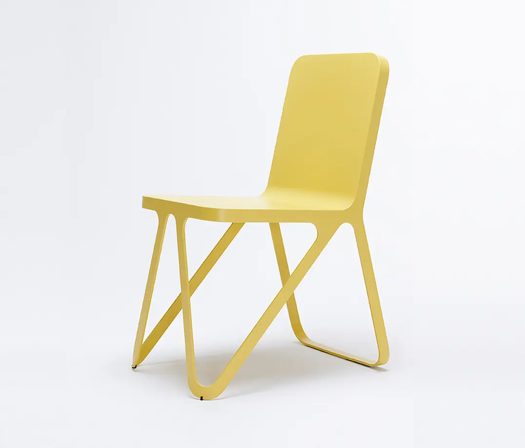 NEO/CRAFT - Loop Chair - lemon yellow