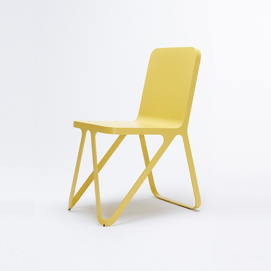 Loop Chair - lemon yellow