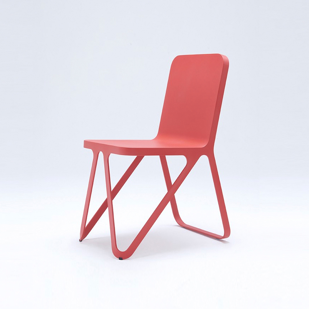 Loop Chair - coral red
