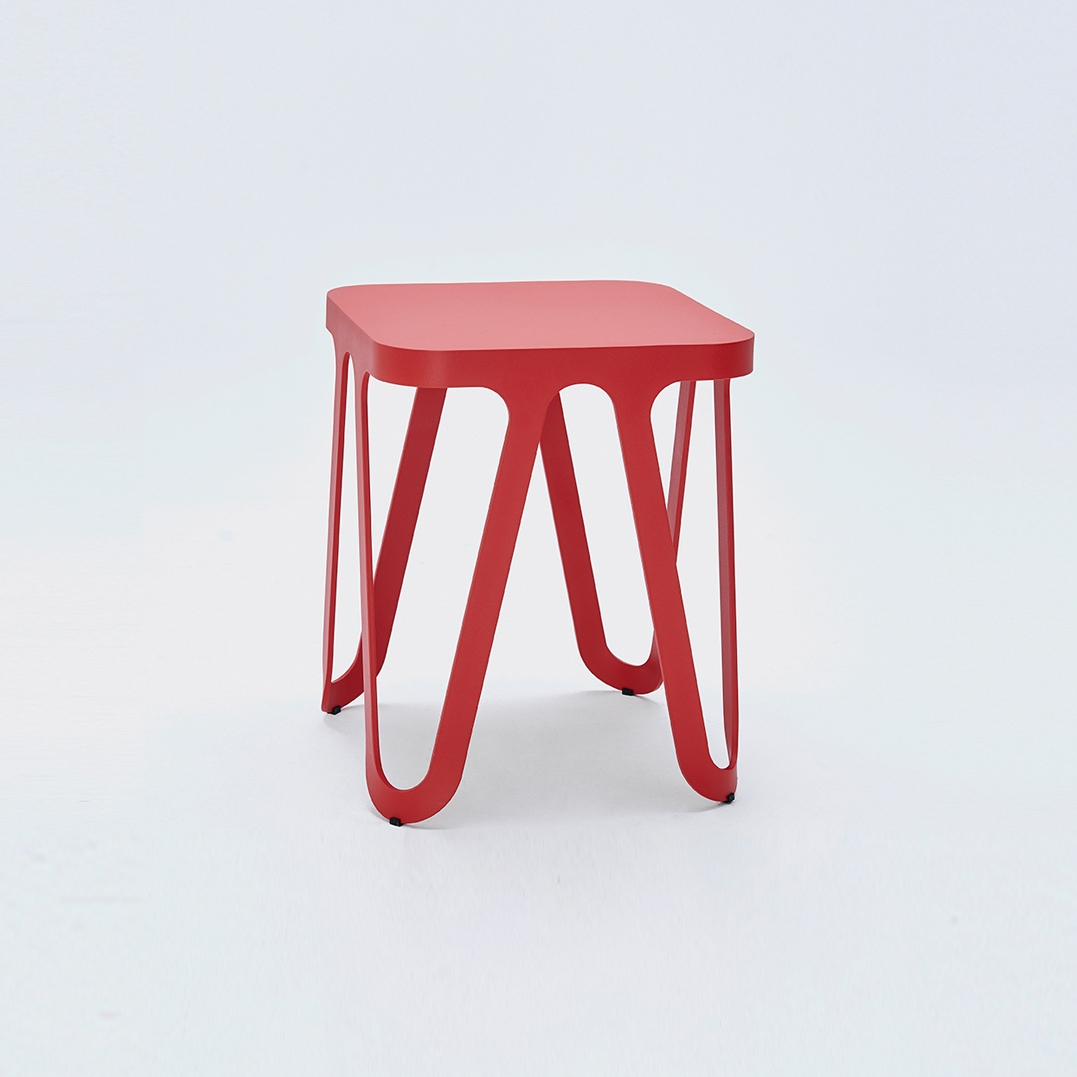 Loop Stool - Korallenrot