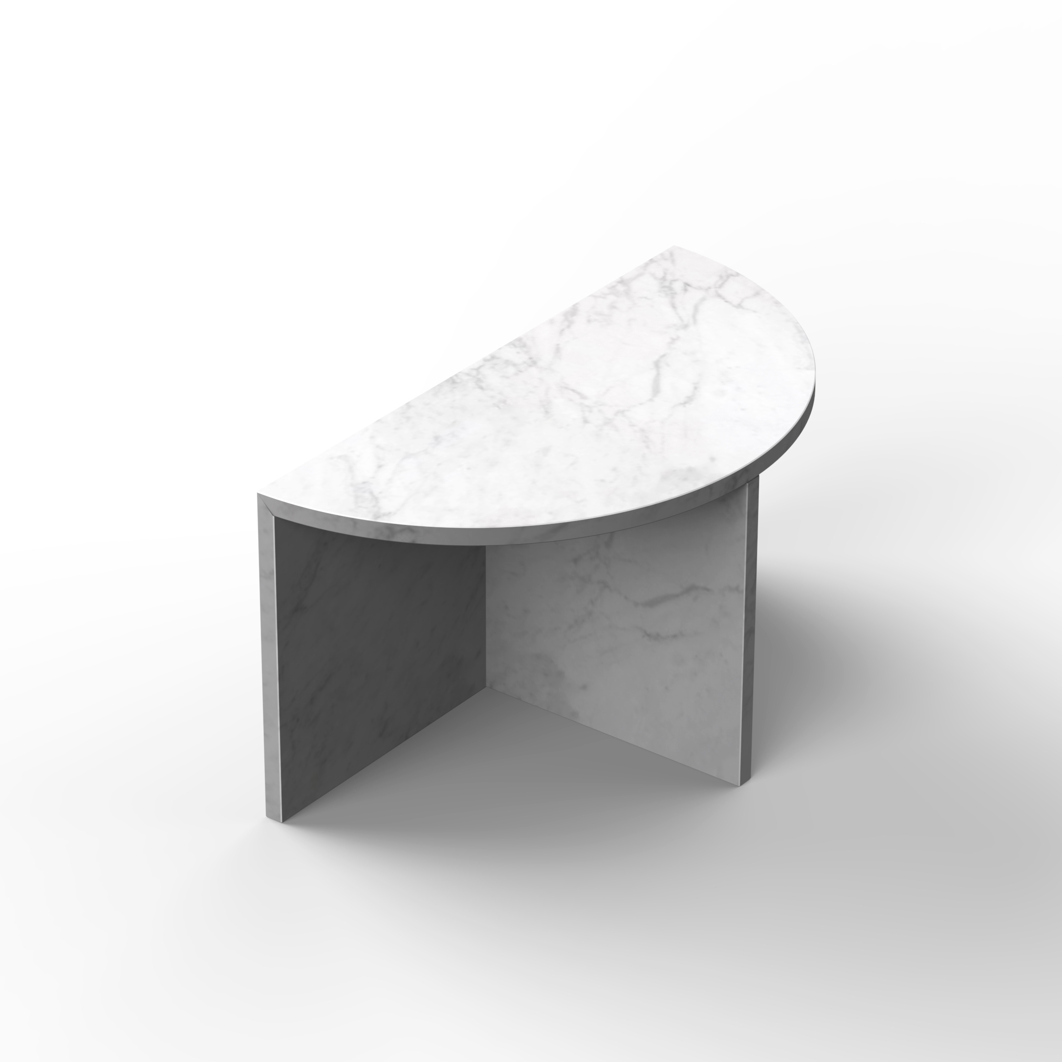 Fifty Circle - marble - Carrara
