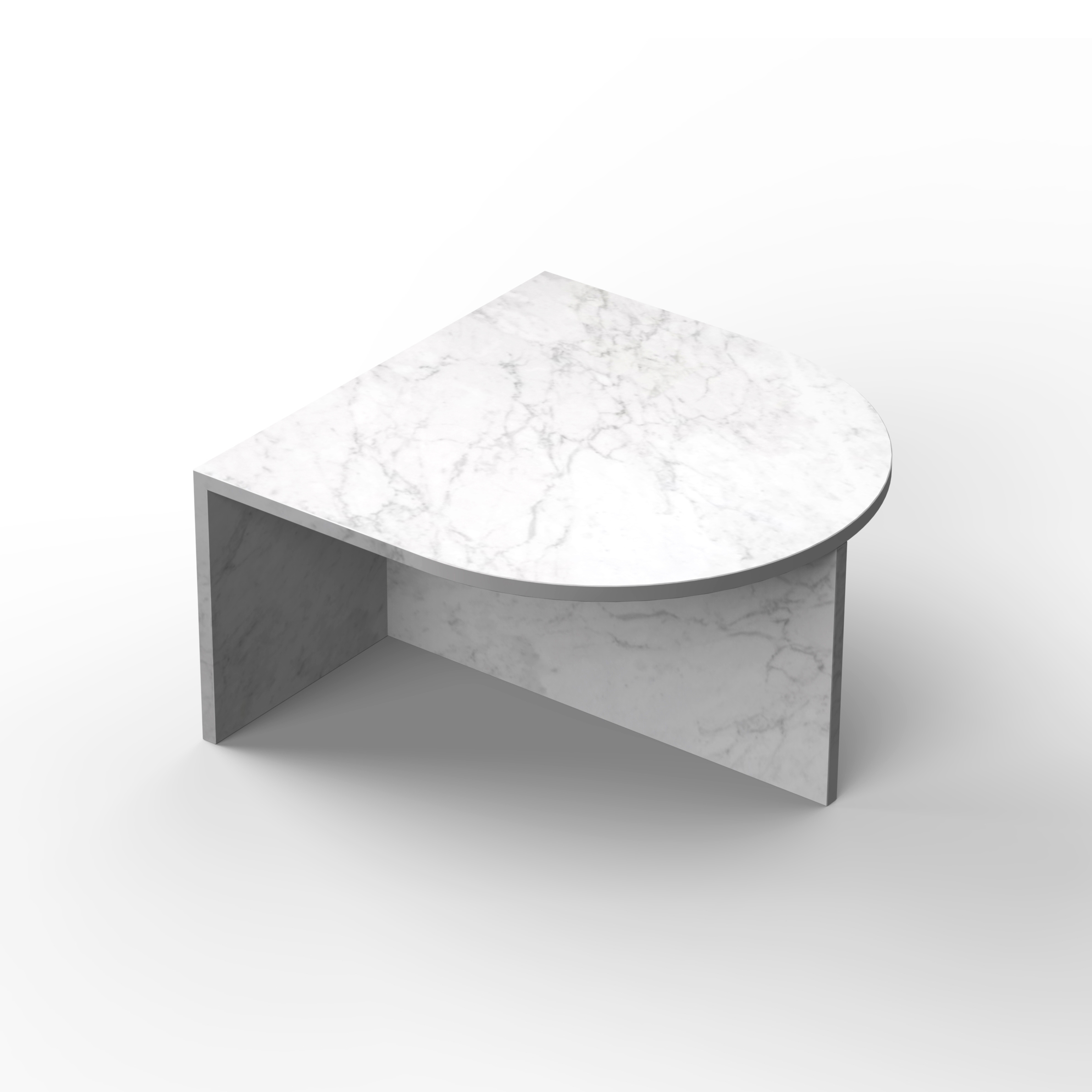 Fifty Oval - marble - Carrara