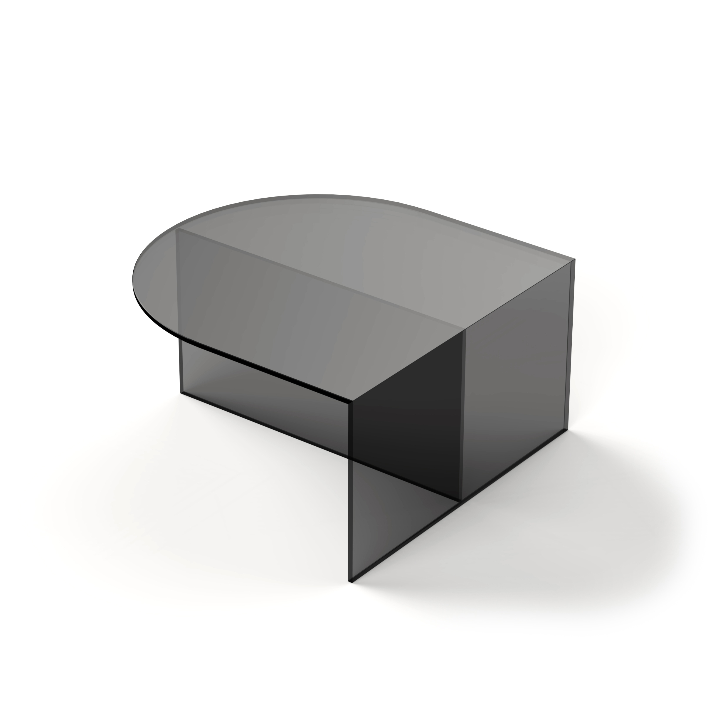 Fifty Oval - glass - black