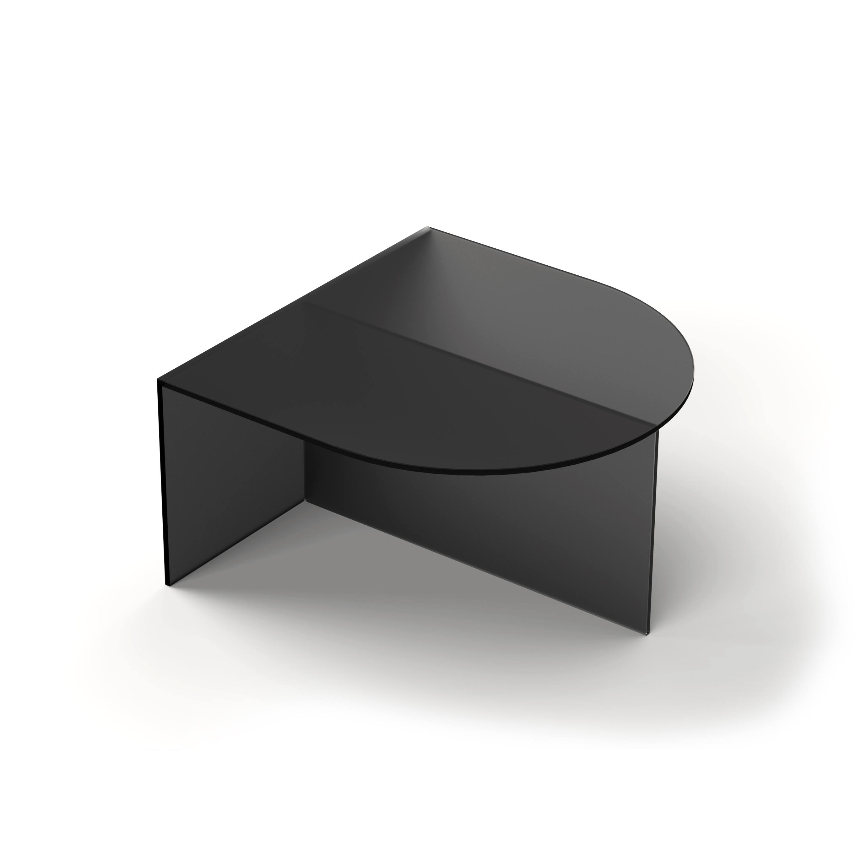 Display product Fifty Oval - glass - black frosted from manufacturer NEO/CRAFT