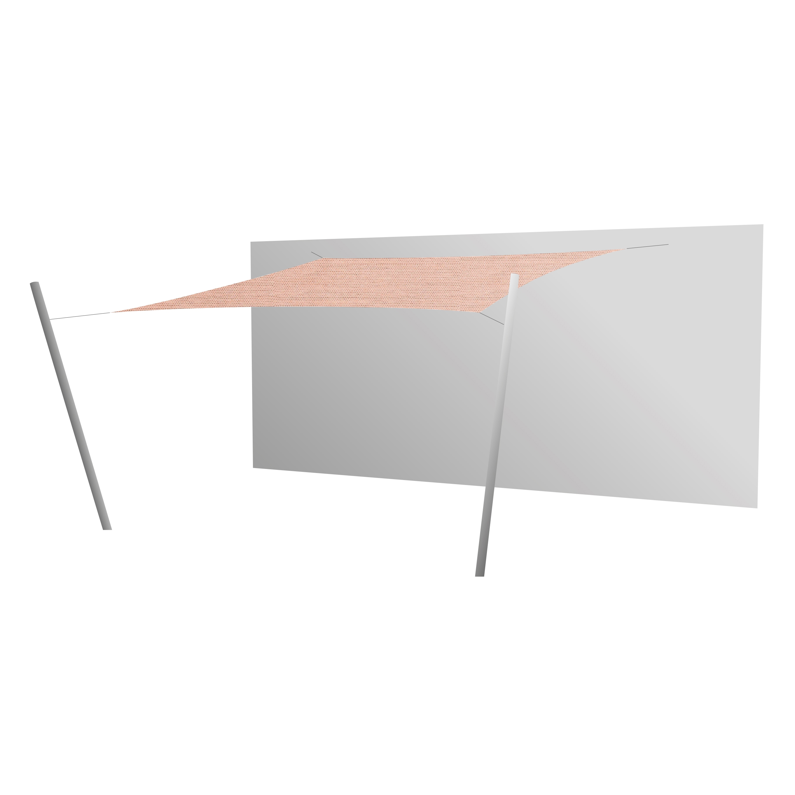 Ingenua Viereckig Segel Blush