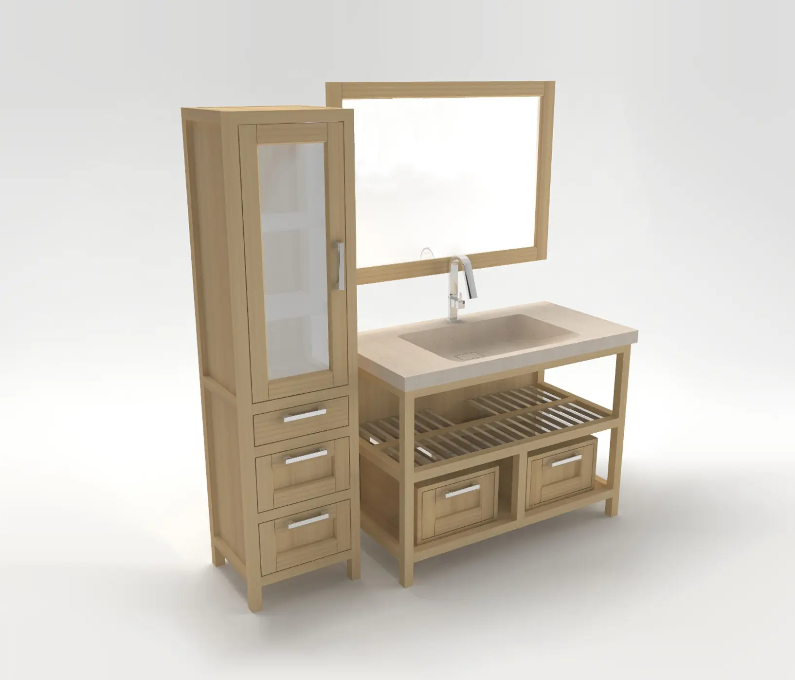 Zaninelli - Caraibi vanity unit