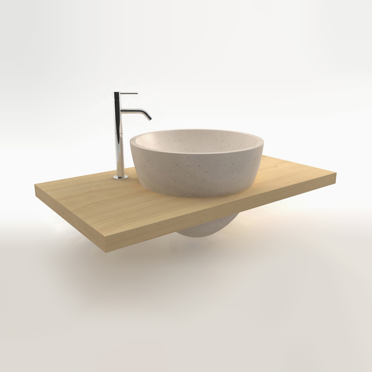 Vertoon produk Mont Blanc sink van vervaardiger Zaninelli