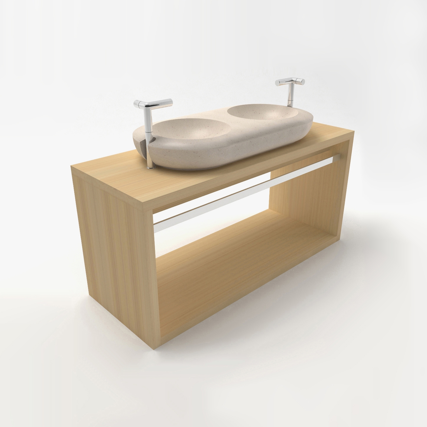Vertoon produk Minimalist vanity cabinet van vervaardiger Zaninelli