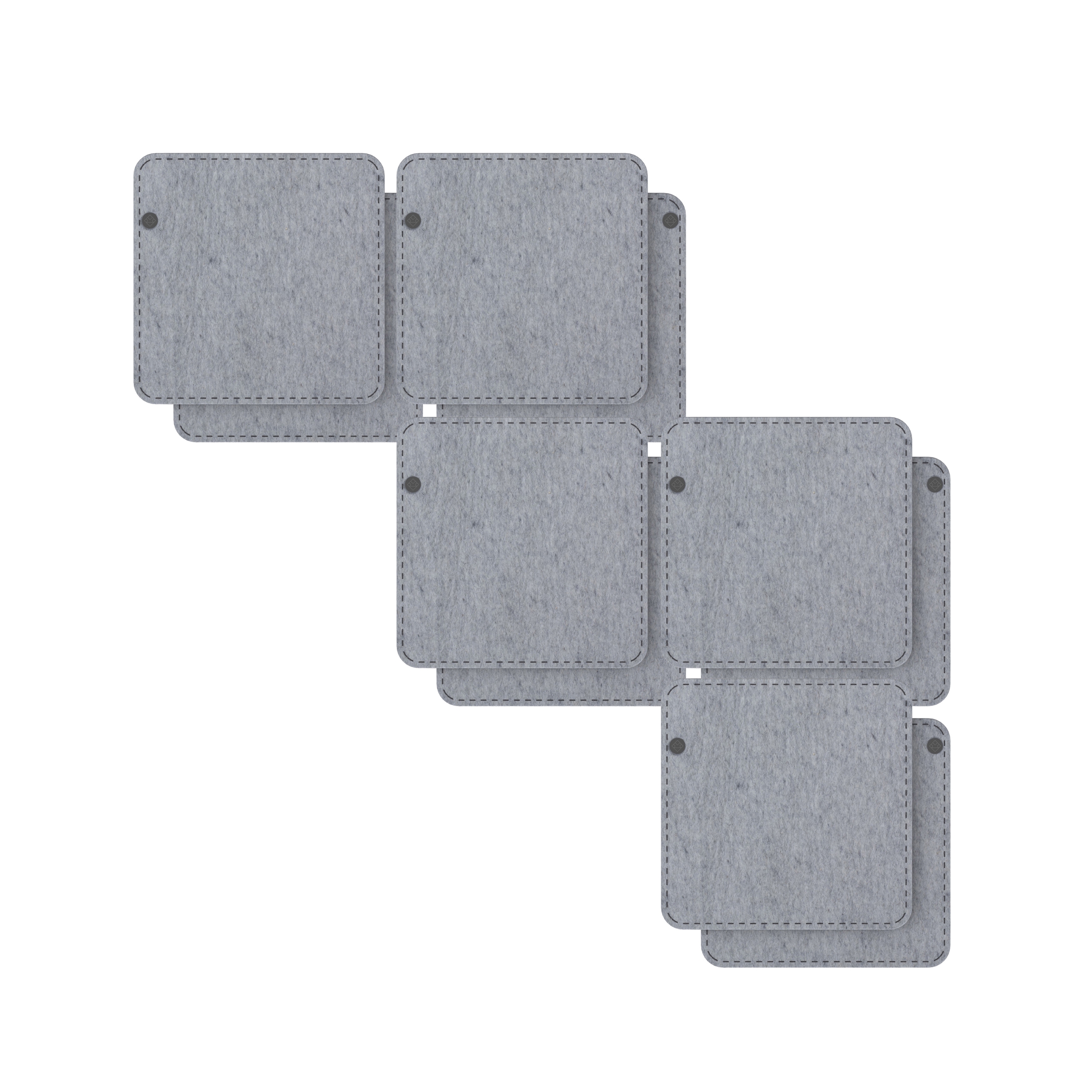 Display product FeltTile - 2 and 2 and 1 from manufacturer Rom & Tonik