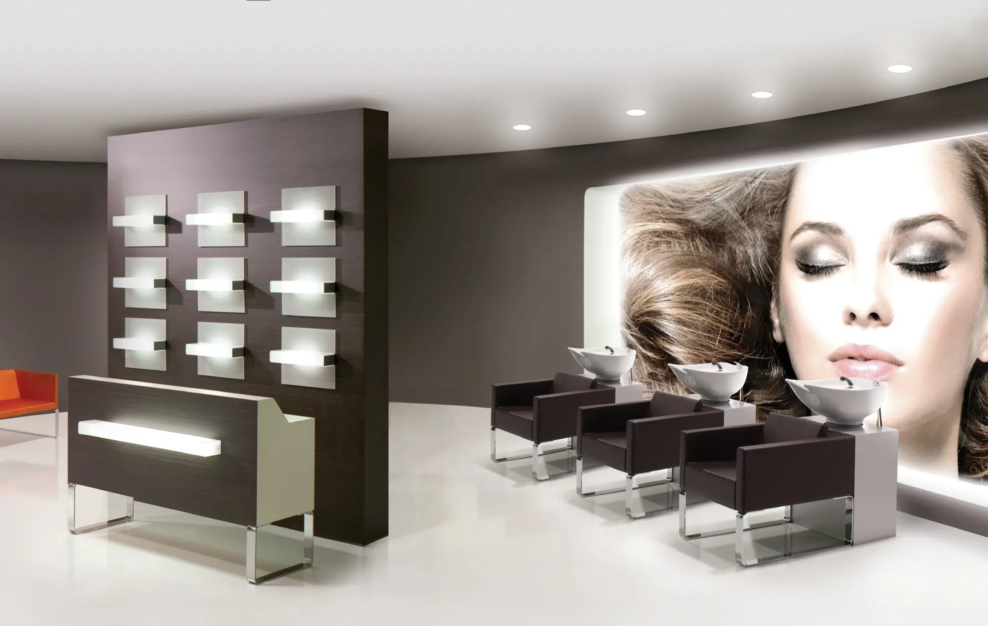 GAMMA & BROSS - QL Desk  I GAMMASTORE Friseur Rezeption