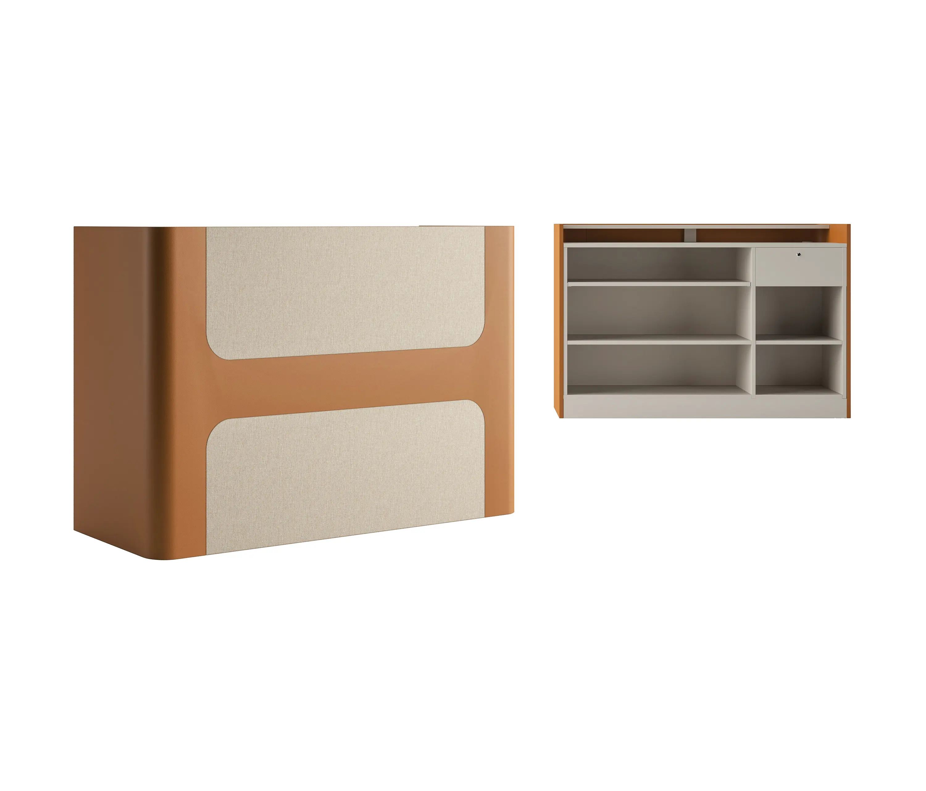 GAMMA & BROSS - H Desk I GAMMASTORE Salon Reception Desk