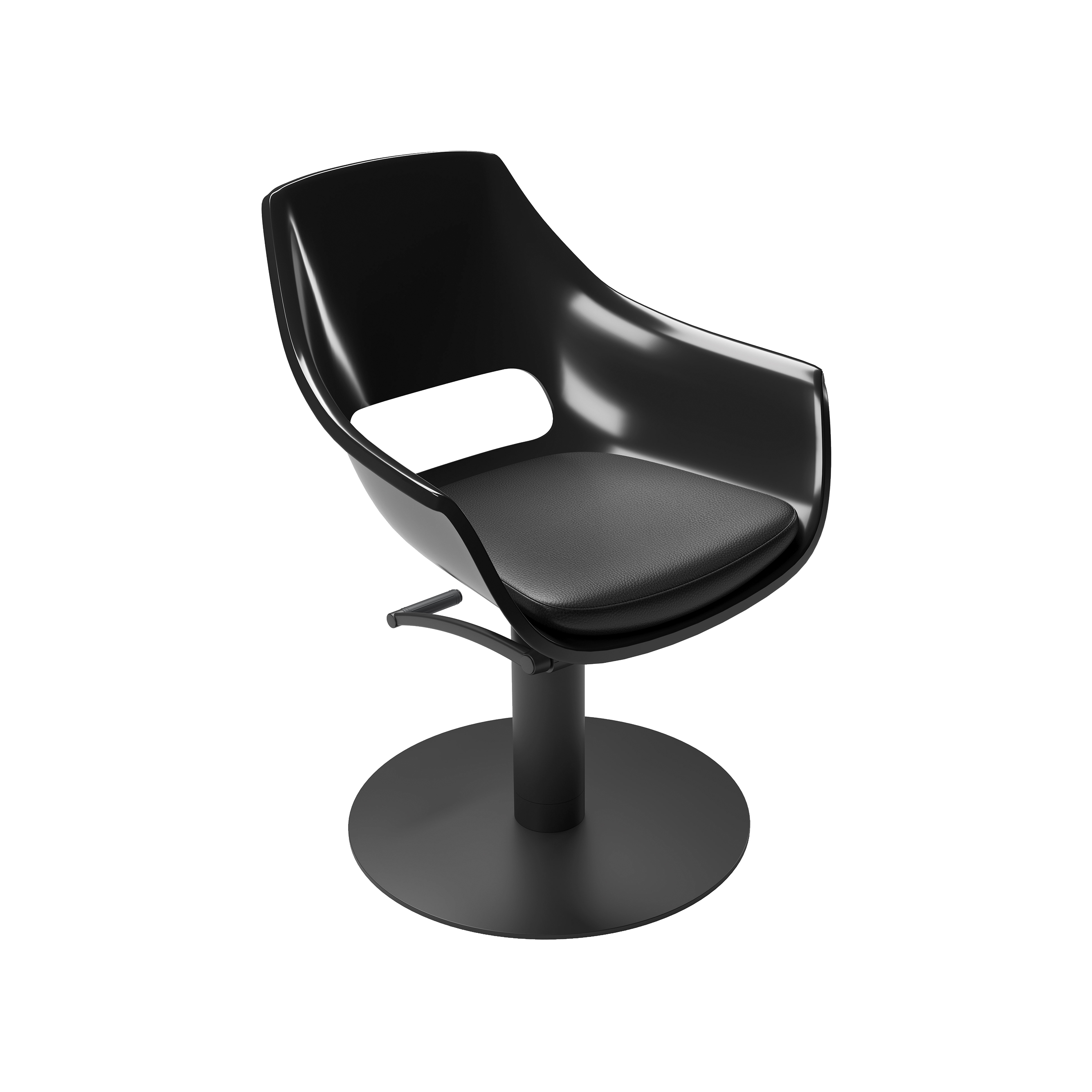 Produkt Clara  Superblack  | GAMMASTORE Friseurstuhl des Herstellers GAMMA & BROSS anzeigen
