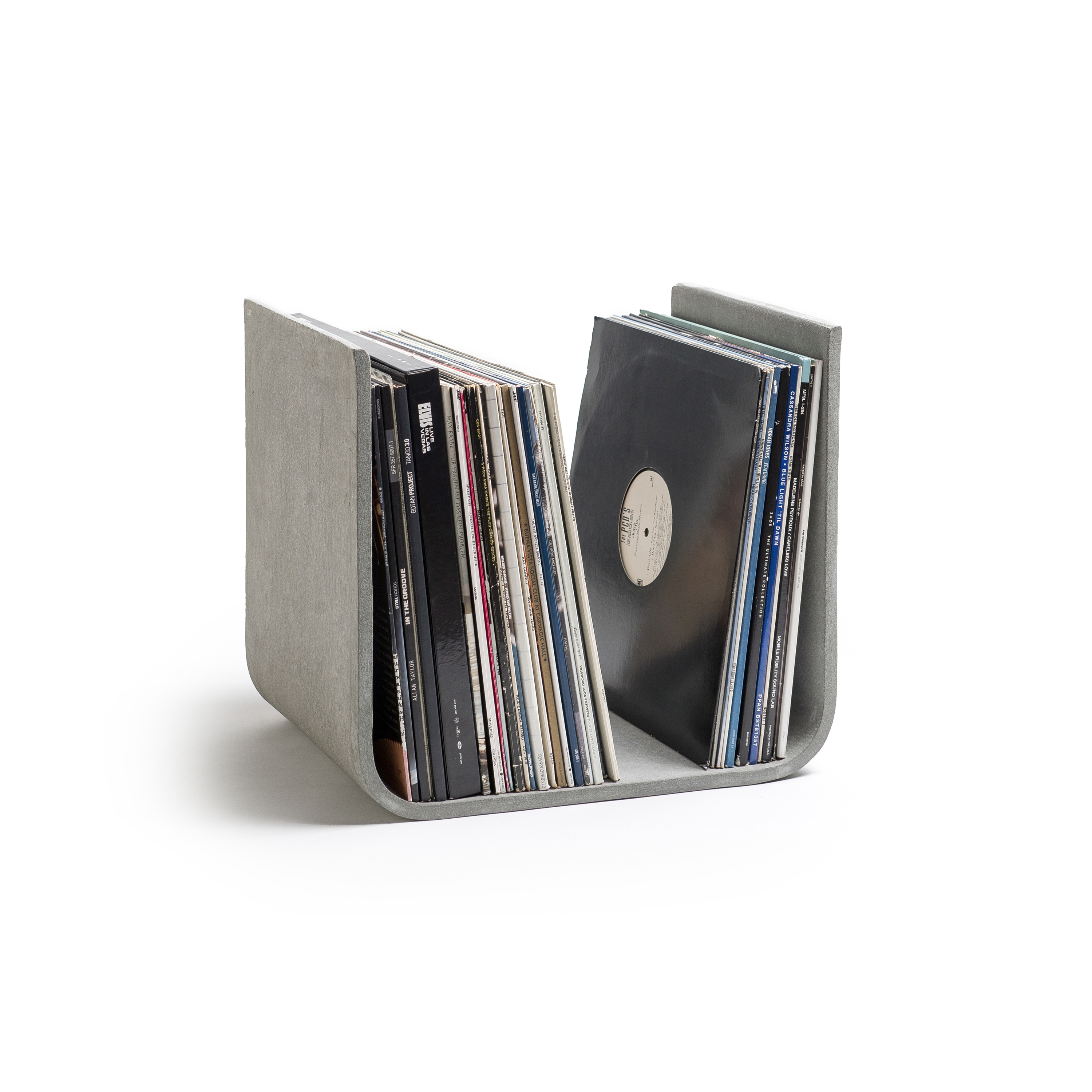 Mostra il prodotto U-shaped vinyl record holder del produttore lebenszubehoer by stef’s