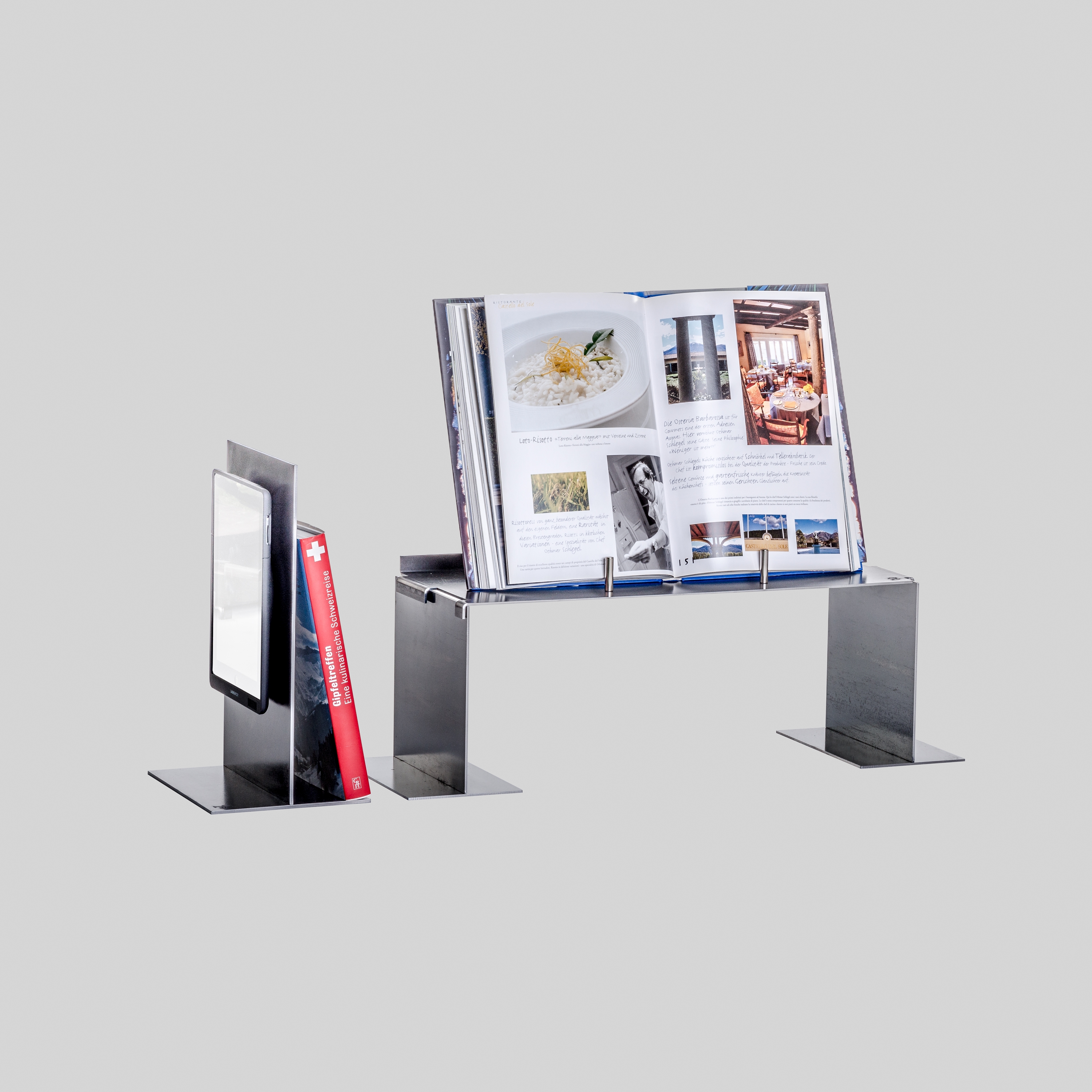 Display product wineTee® cookbook stand from manufacturer lebenszubehoer by stef’s