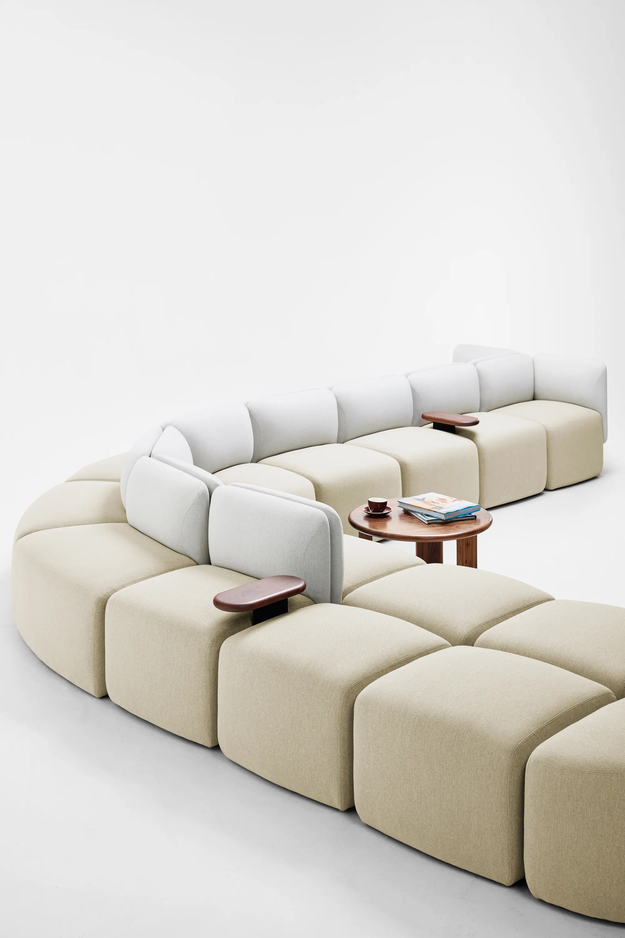 Derlot - Caterpillar, Bench with single backrest
