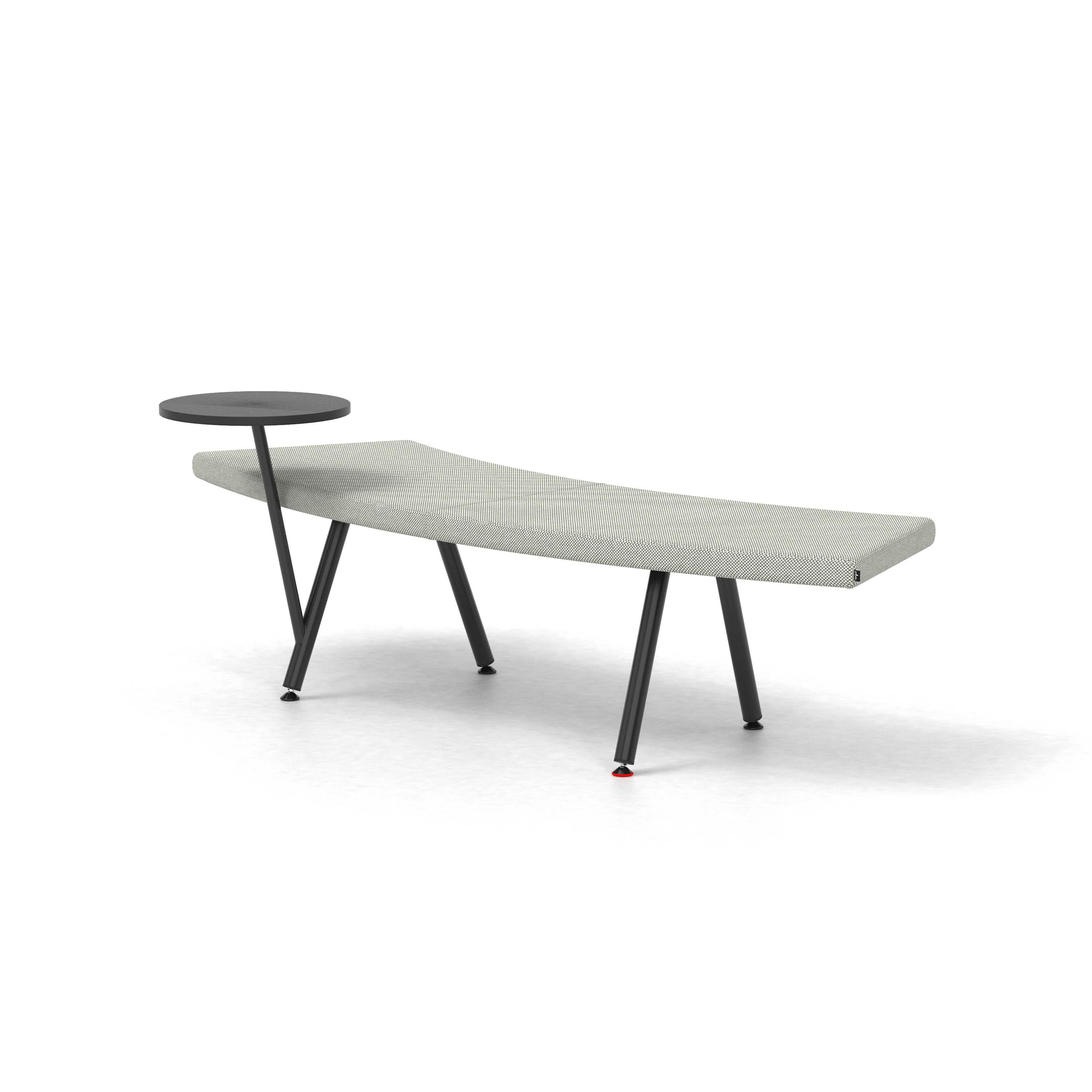 Vertoon produk Autobahn, 45˚ Curved seat with floating table van vervaardiger Derlot
