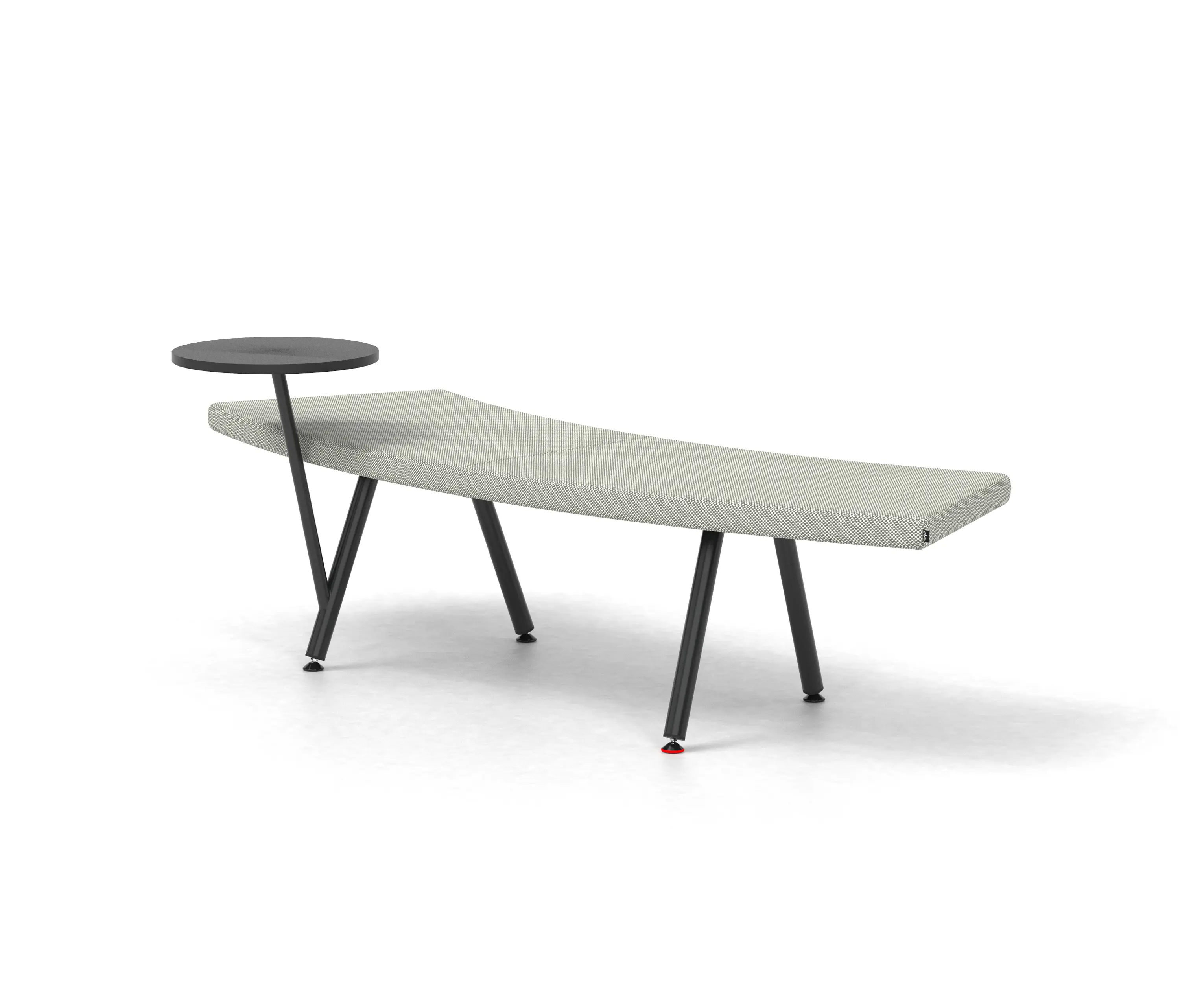 Derlot - Autobahn, 45˚ Curved seat with floating table