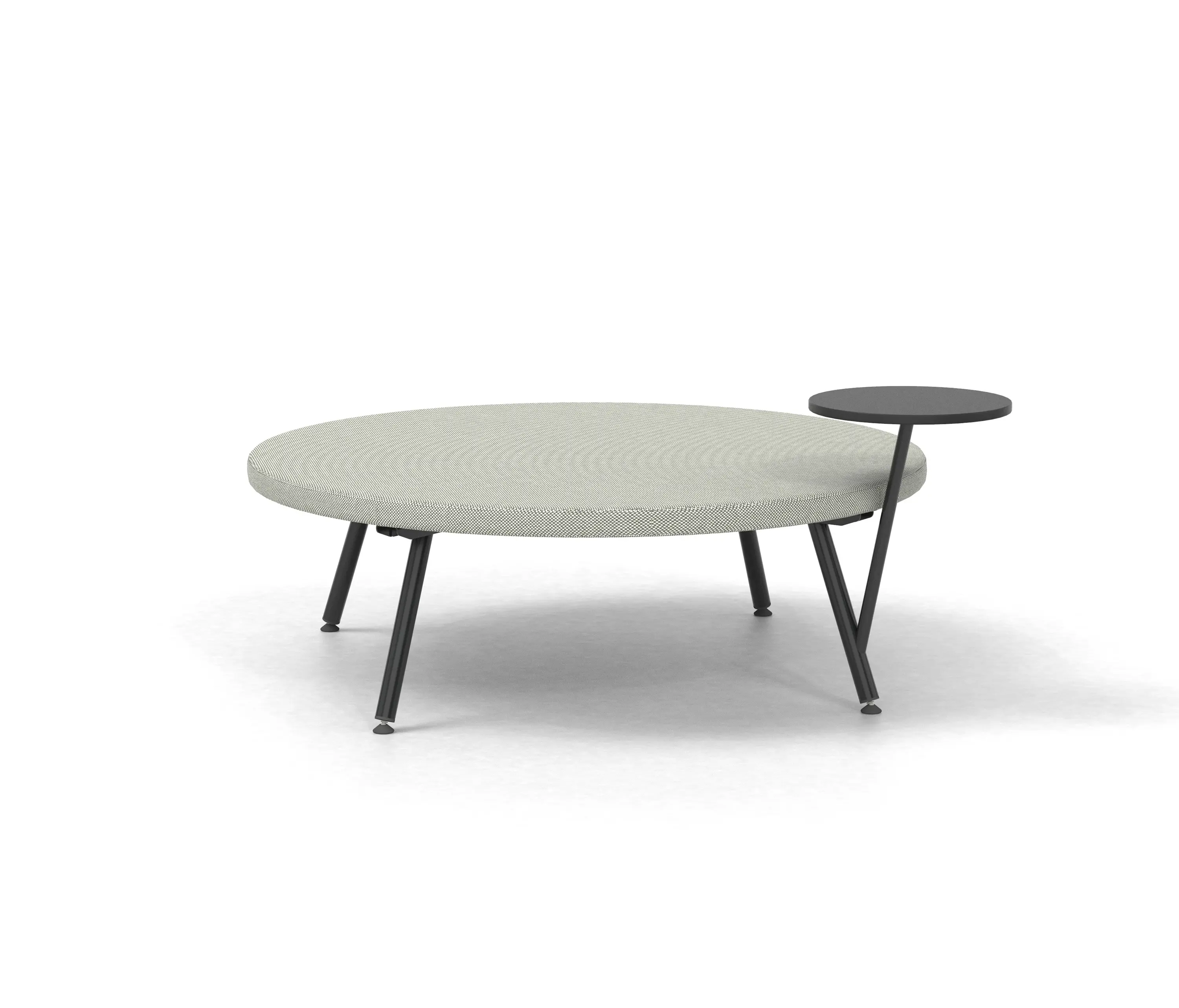 Derlot - Autobahn, Circular ottoman with floating table