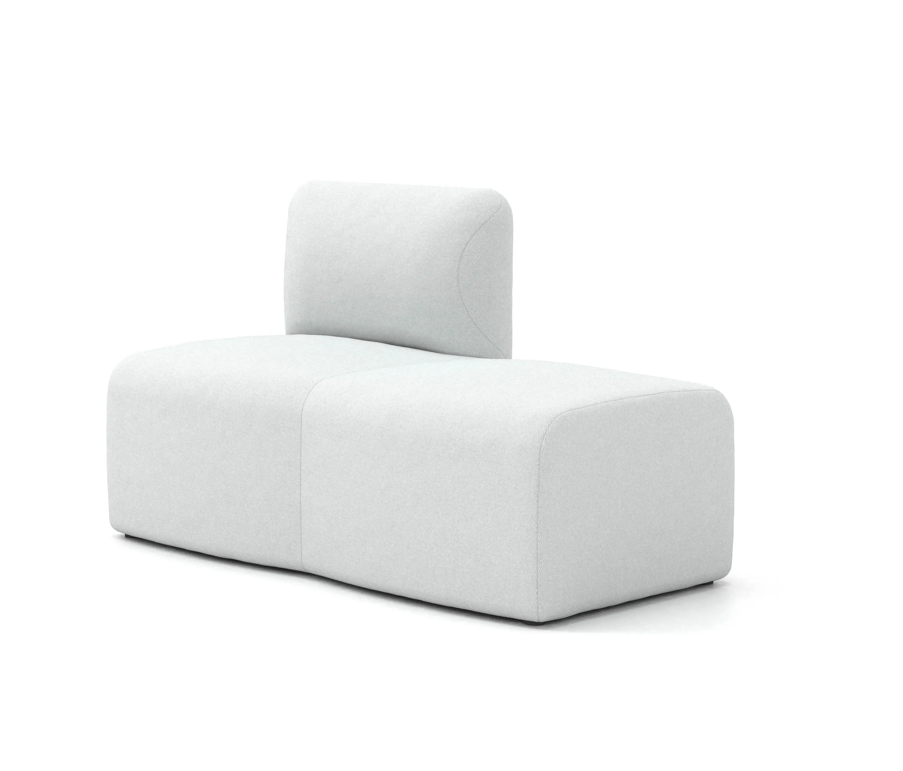 Derlot - Caterpillar, Bench with single backrest