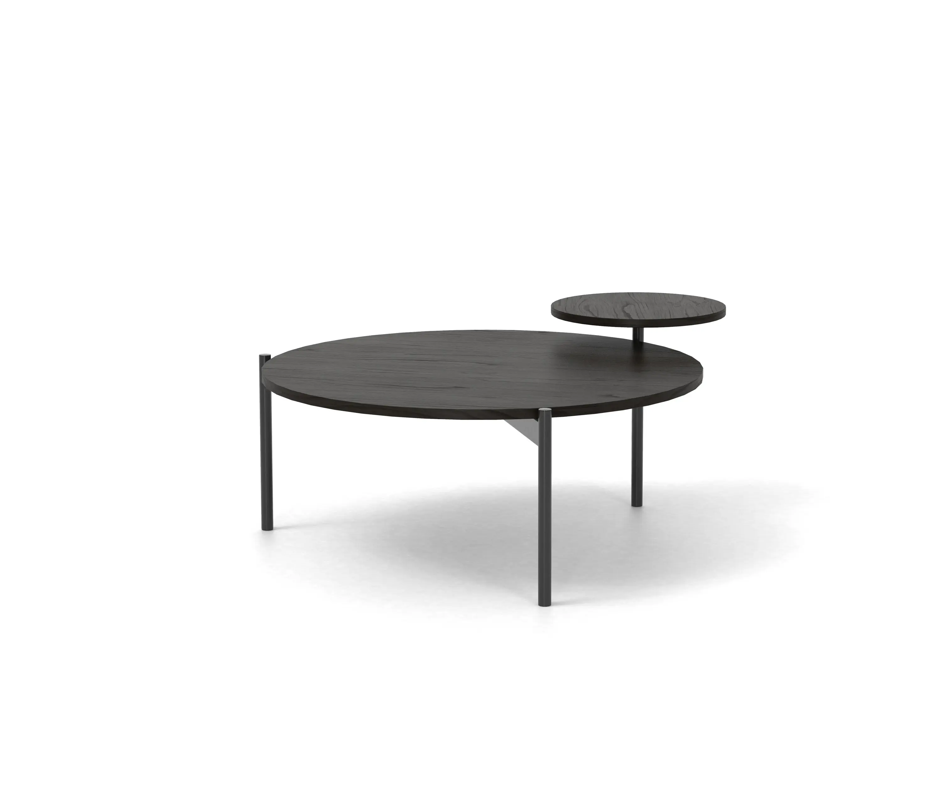 Derlot - Crescent, Coffee table with floating table