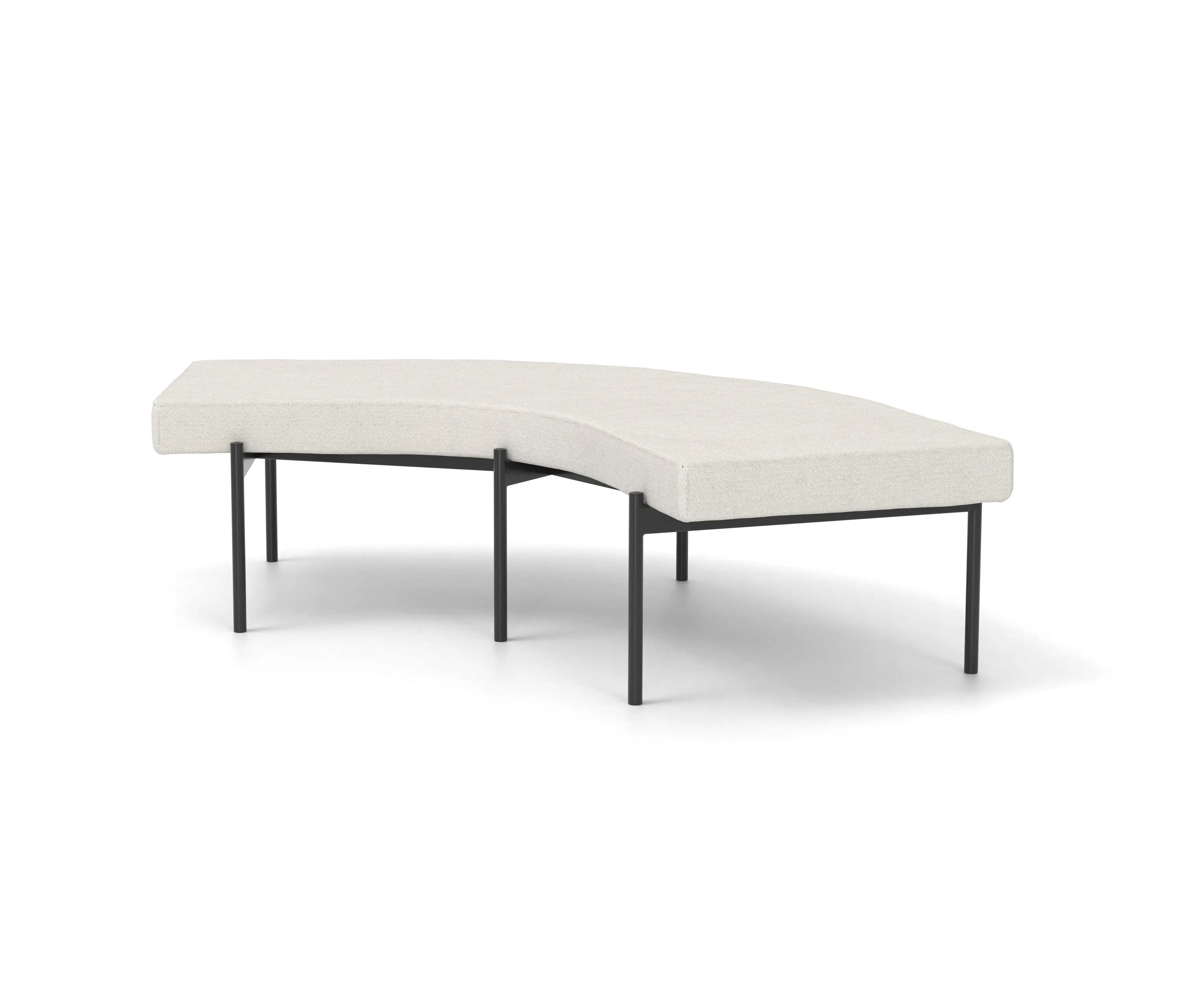 Derlot - Crescent, 72˚ Curved bench