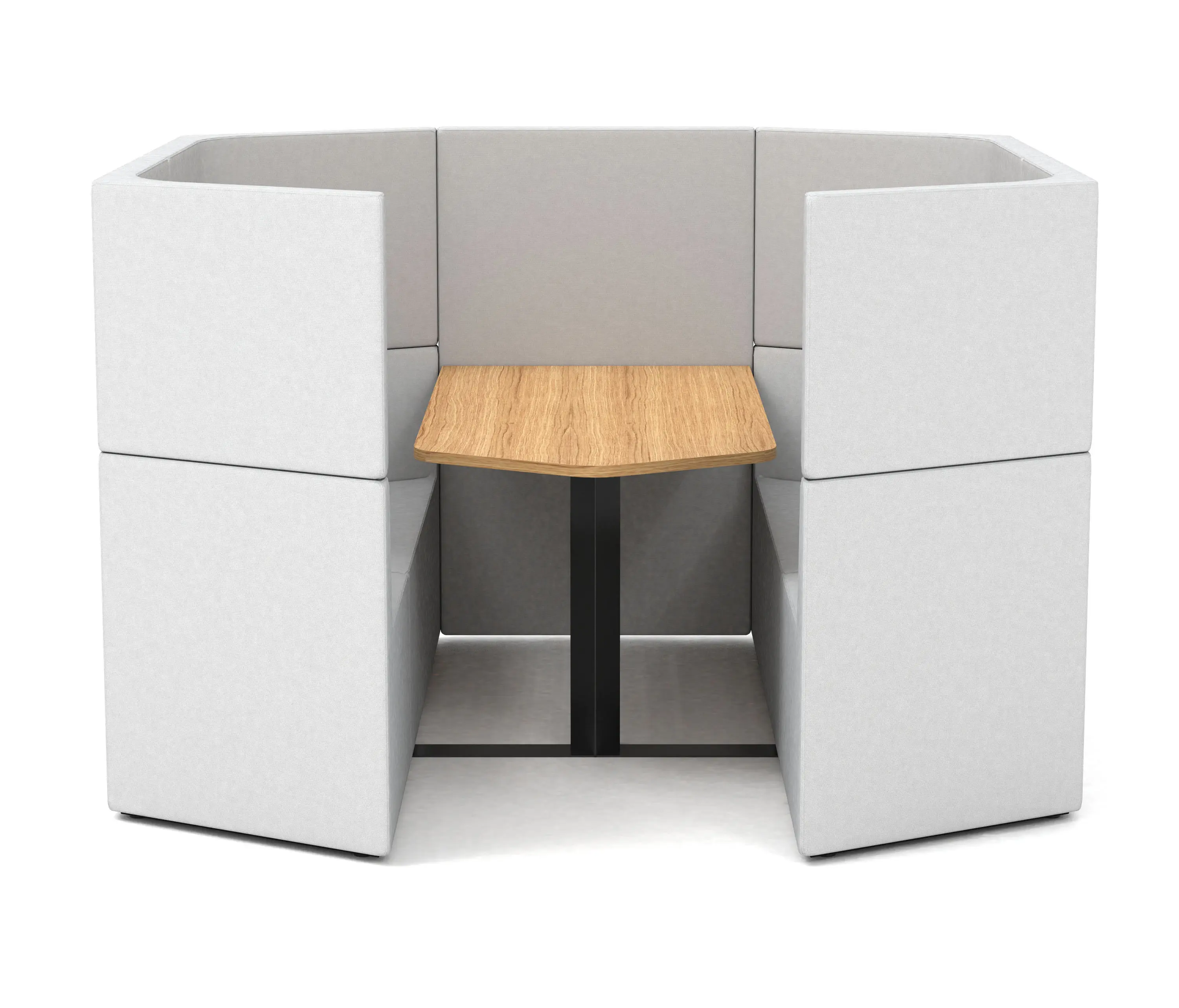 Derlot - Prisma, 6 Person high-back workbooth