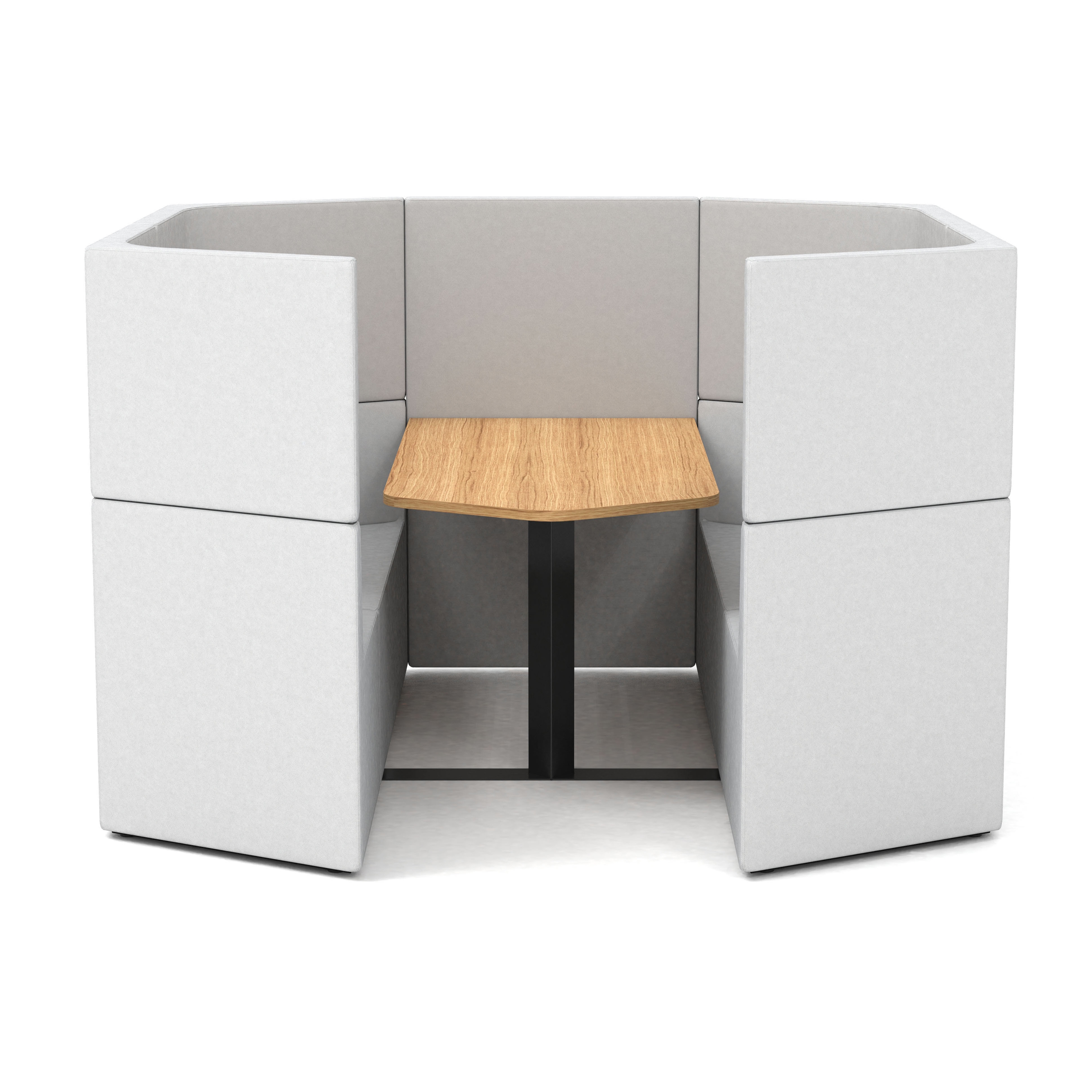 Display product Prisma, 6 Person high-back workbooth from manufacturer Derlot