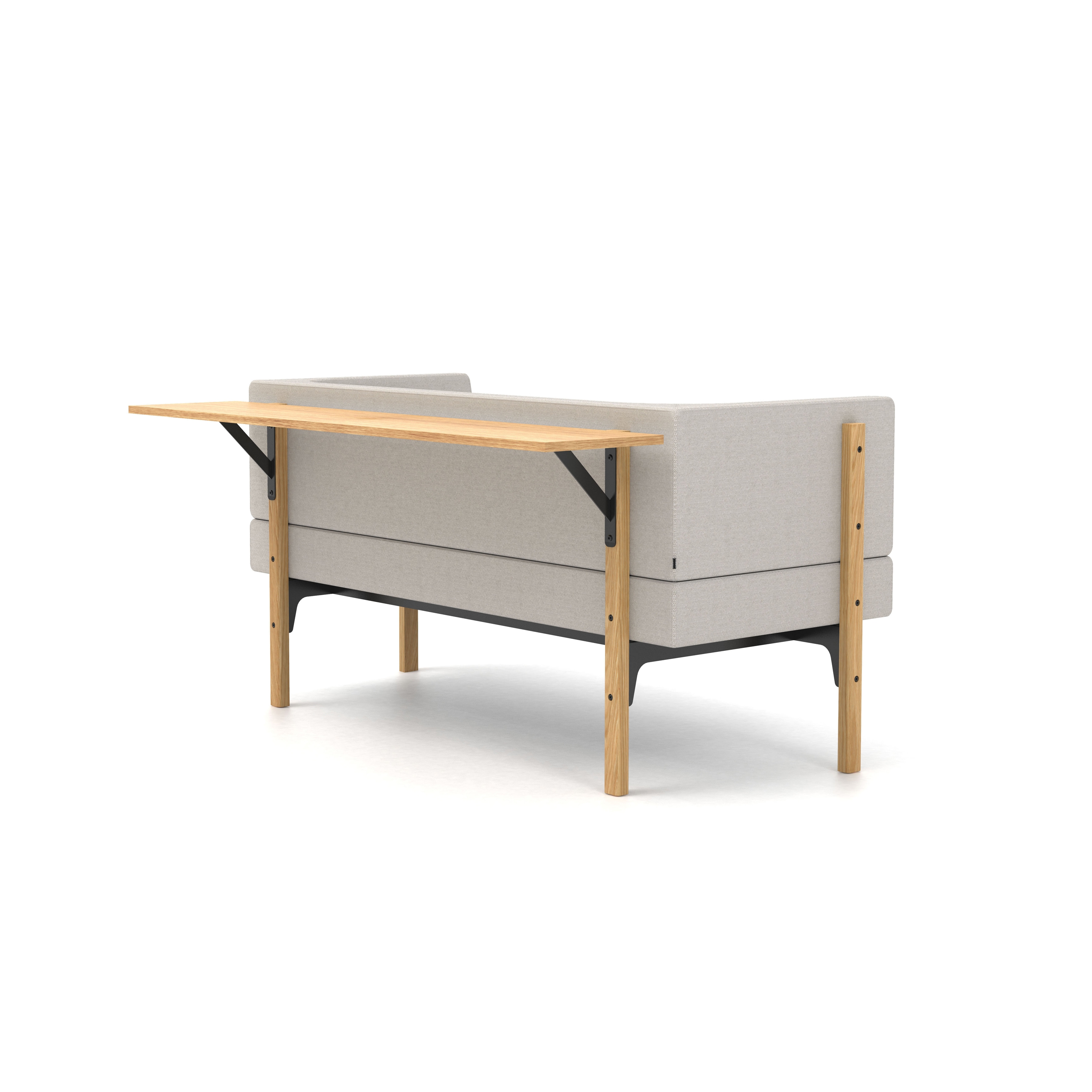 Display product Homework two seater sofa with back table from manufacturer Derlot