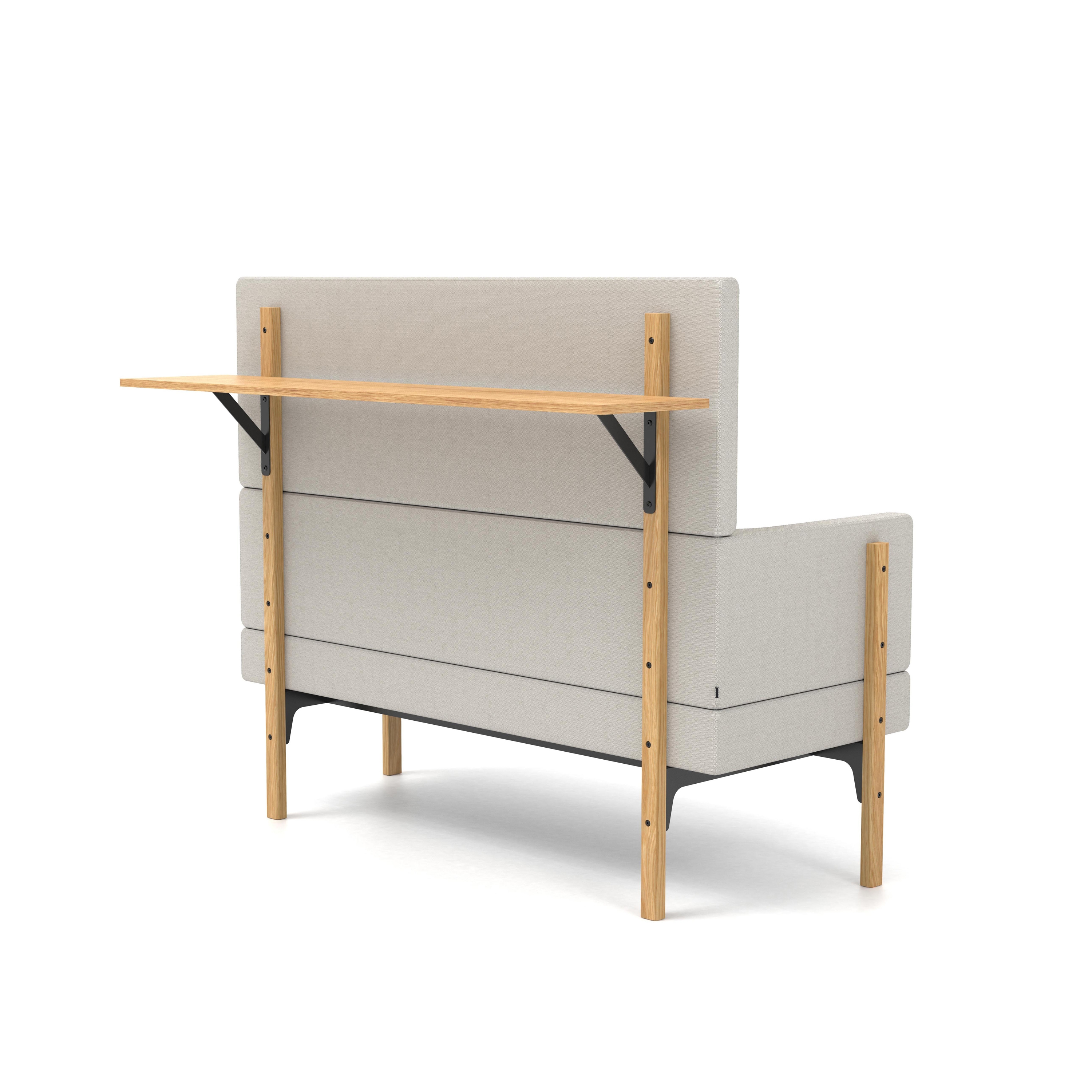Display product Homework two seater sofa with back table from manufacturer Derlot