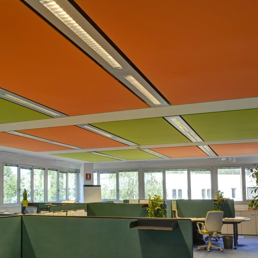 Display product Soft Cells Broadline | Ceiling installation from manufacturer Kvadrat Acoustics