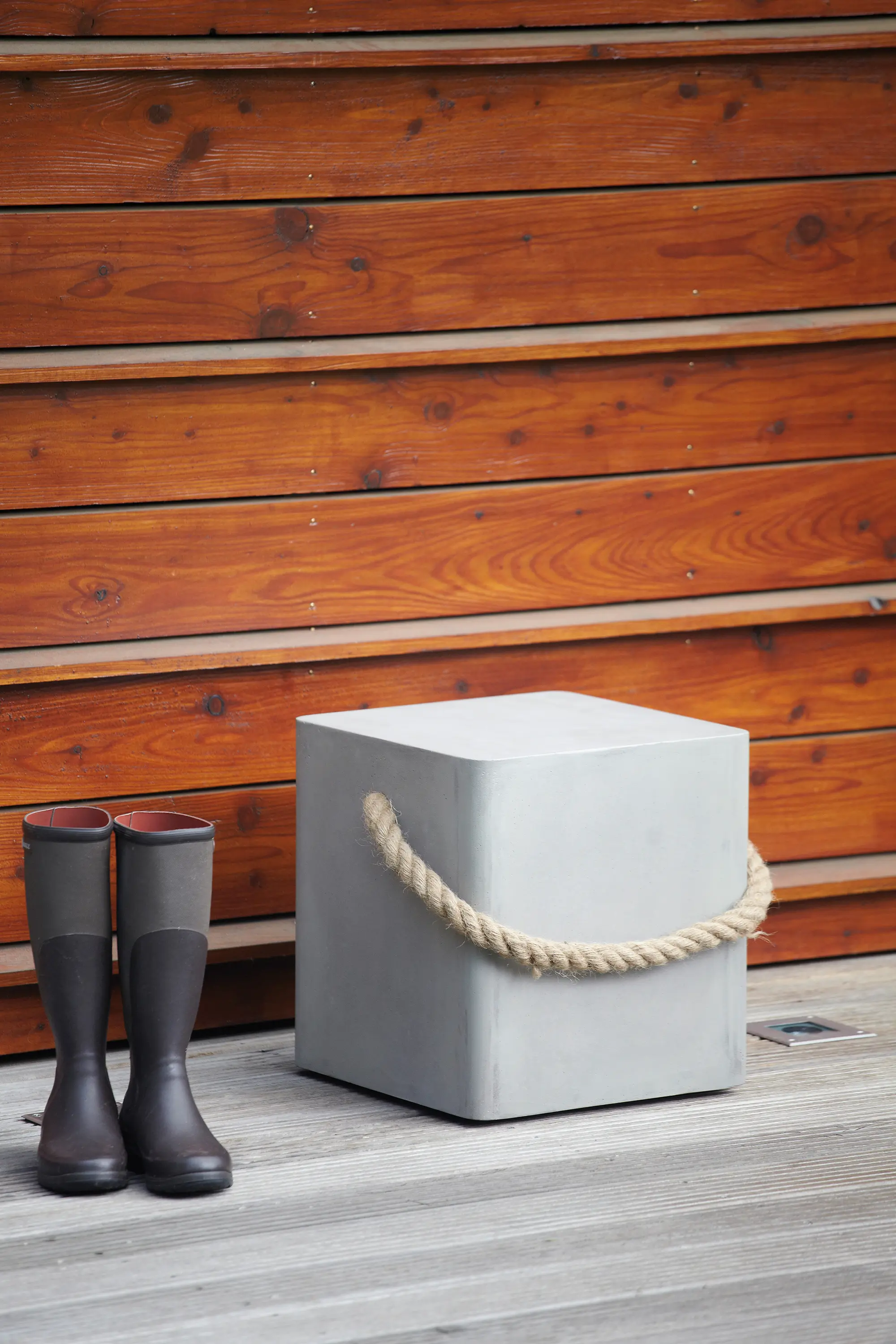 jankurtz - Beton Rope stool / side table