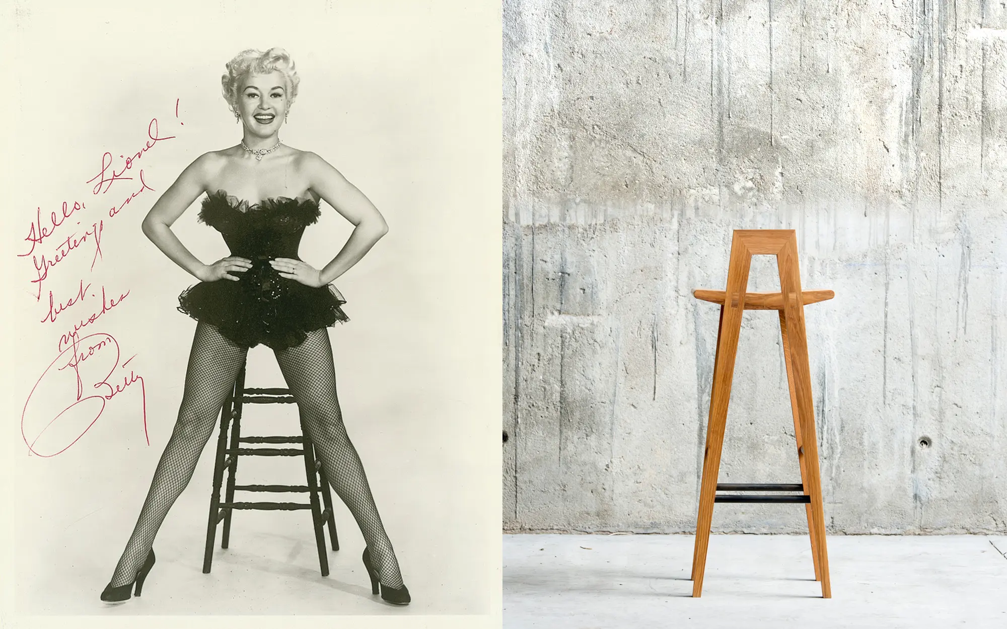QoWood - Grable high stool