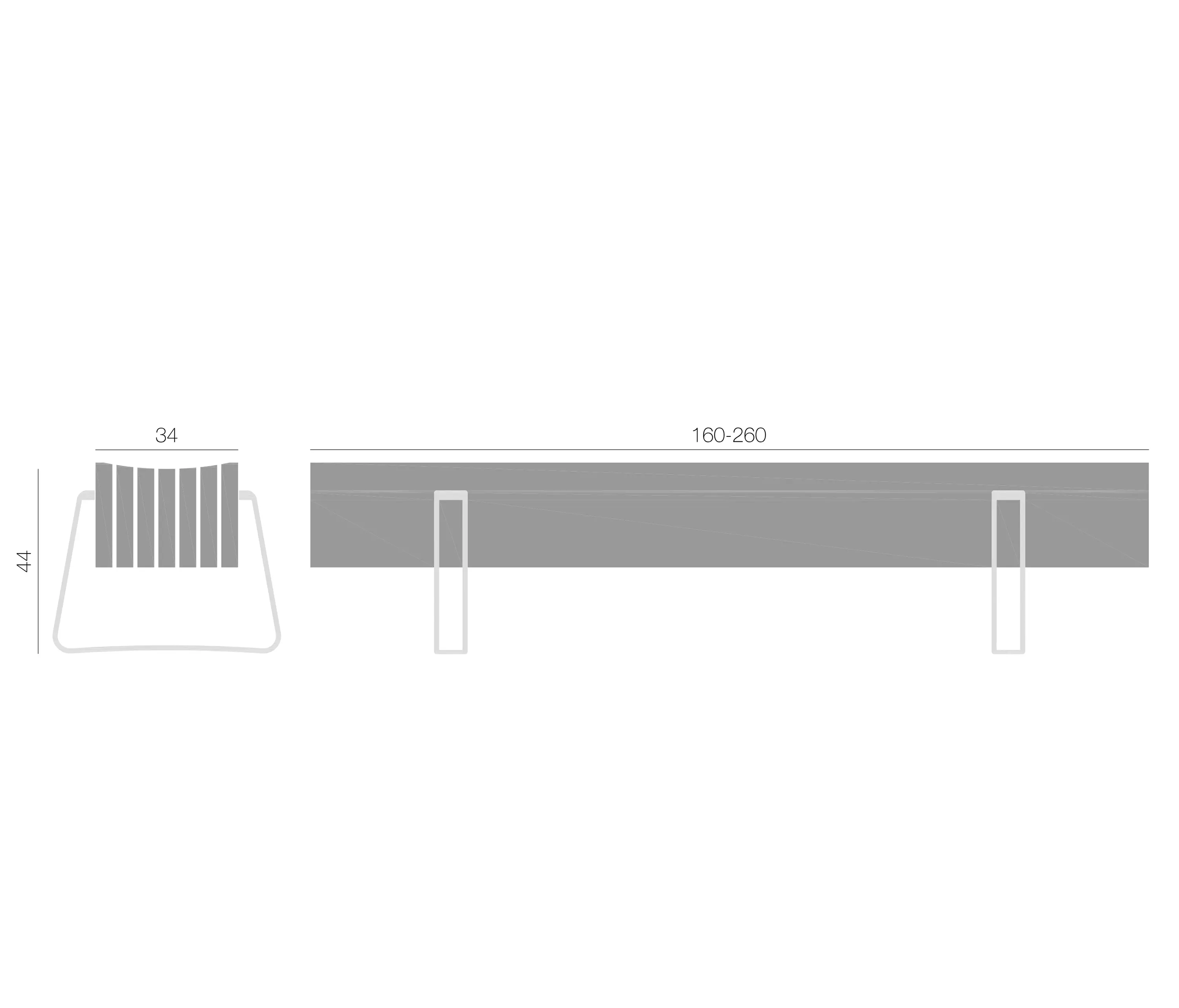 QoWood - Long Bench