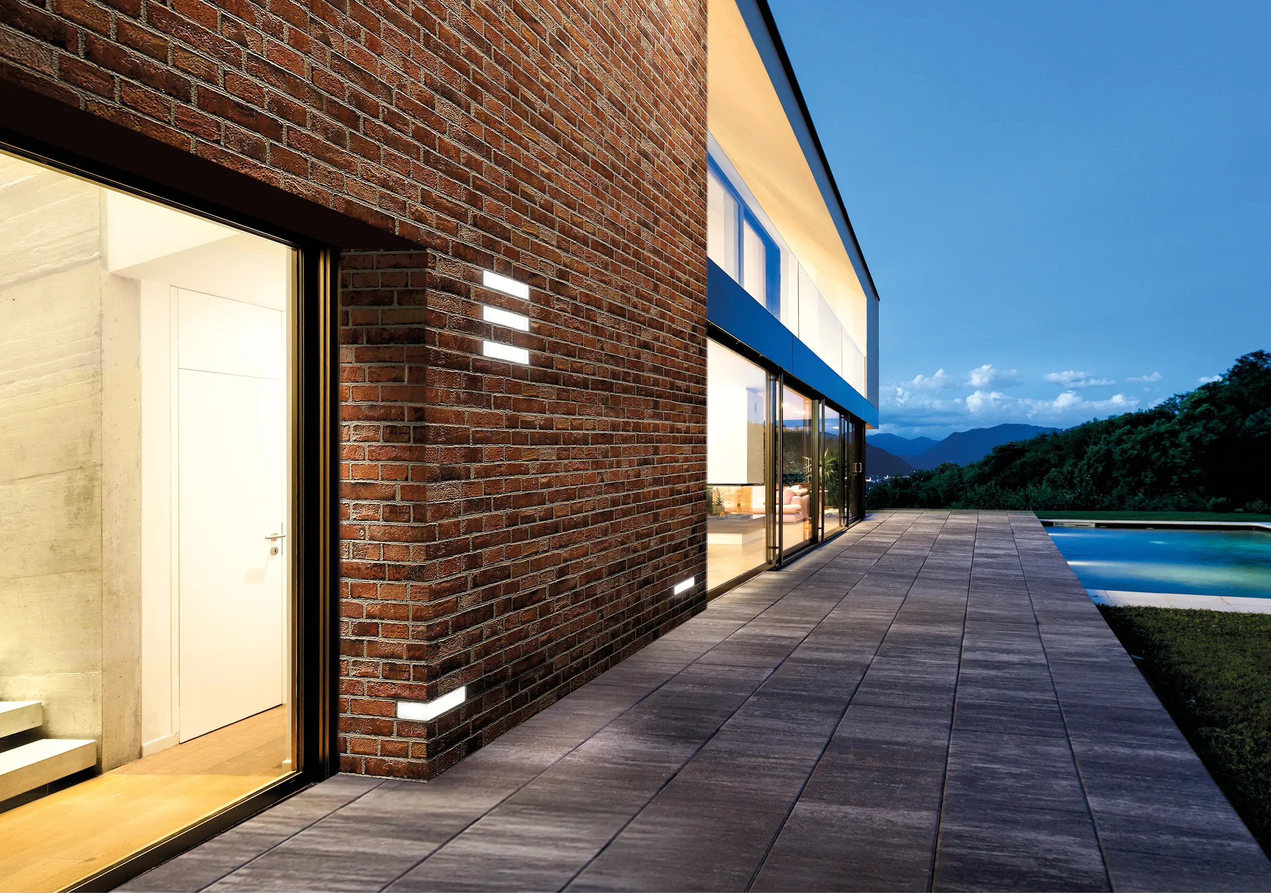 Simes - Brick Light Surface Mounted