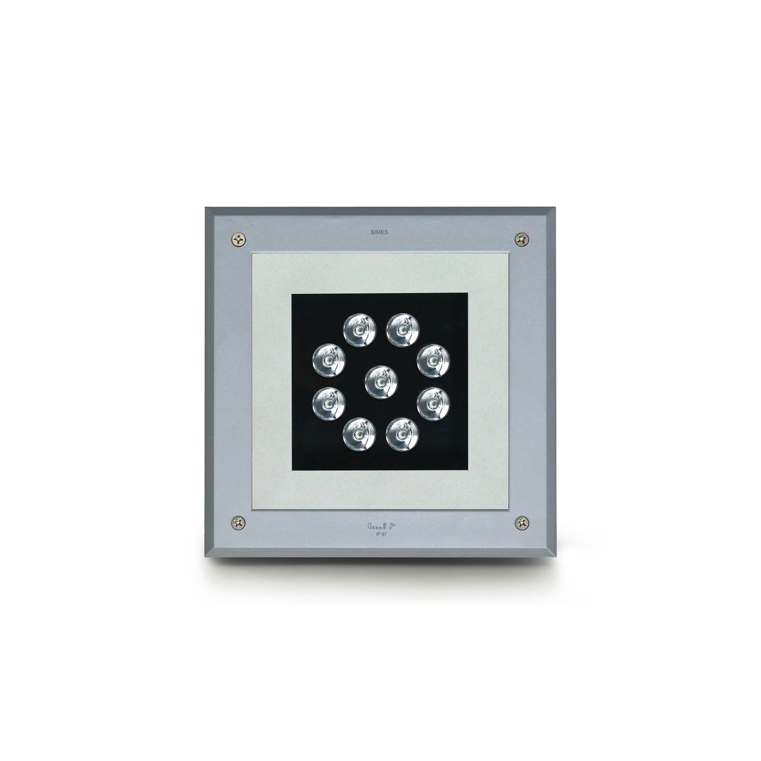 Mostrar el producto Megazip quadrata LED del fabricante Simes