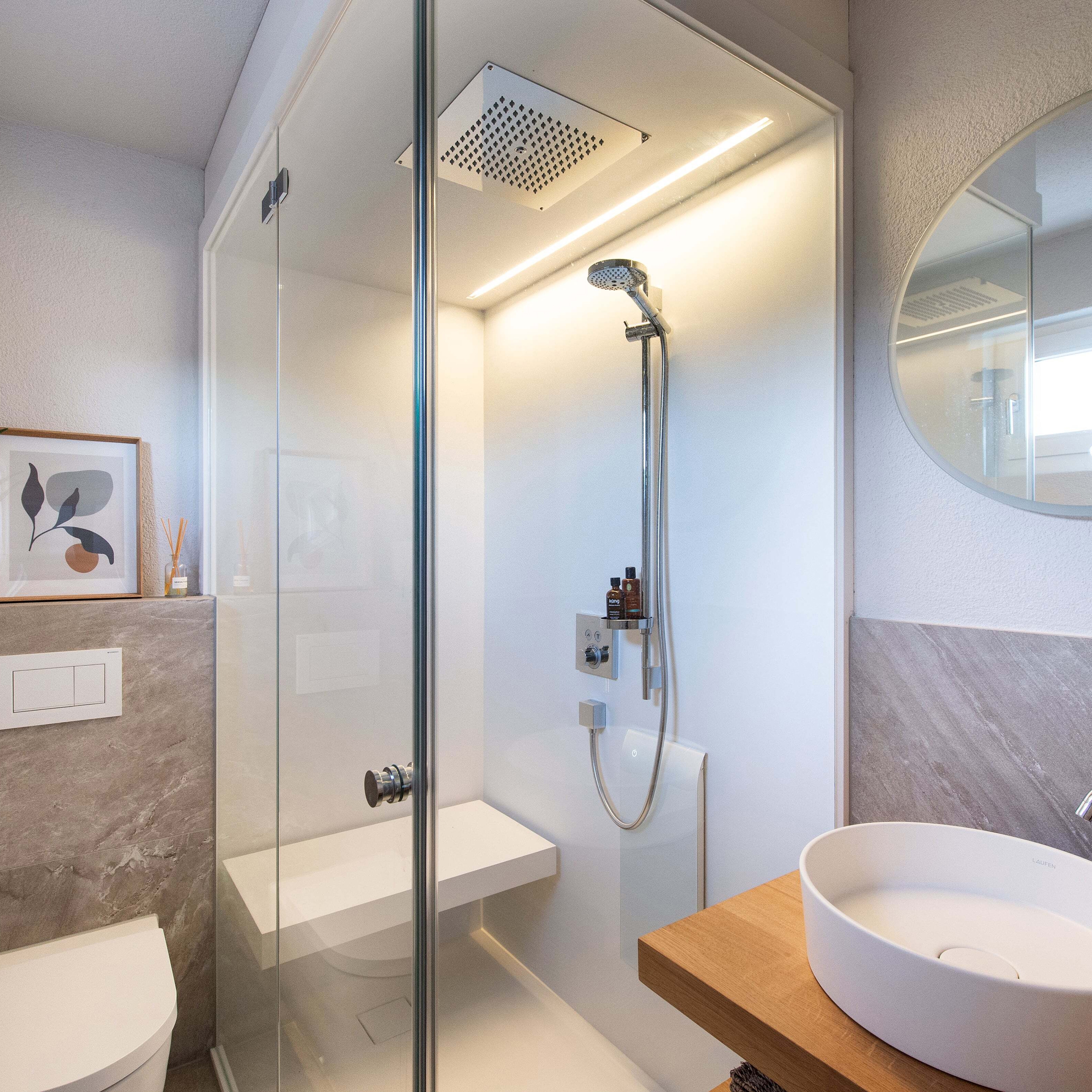 Display product SteamShower from manufacturer Küng Wellness